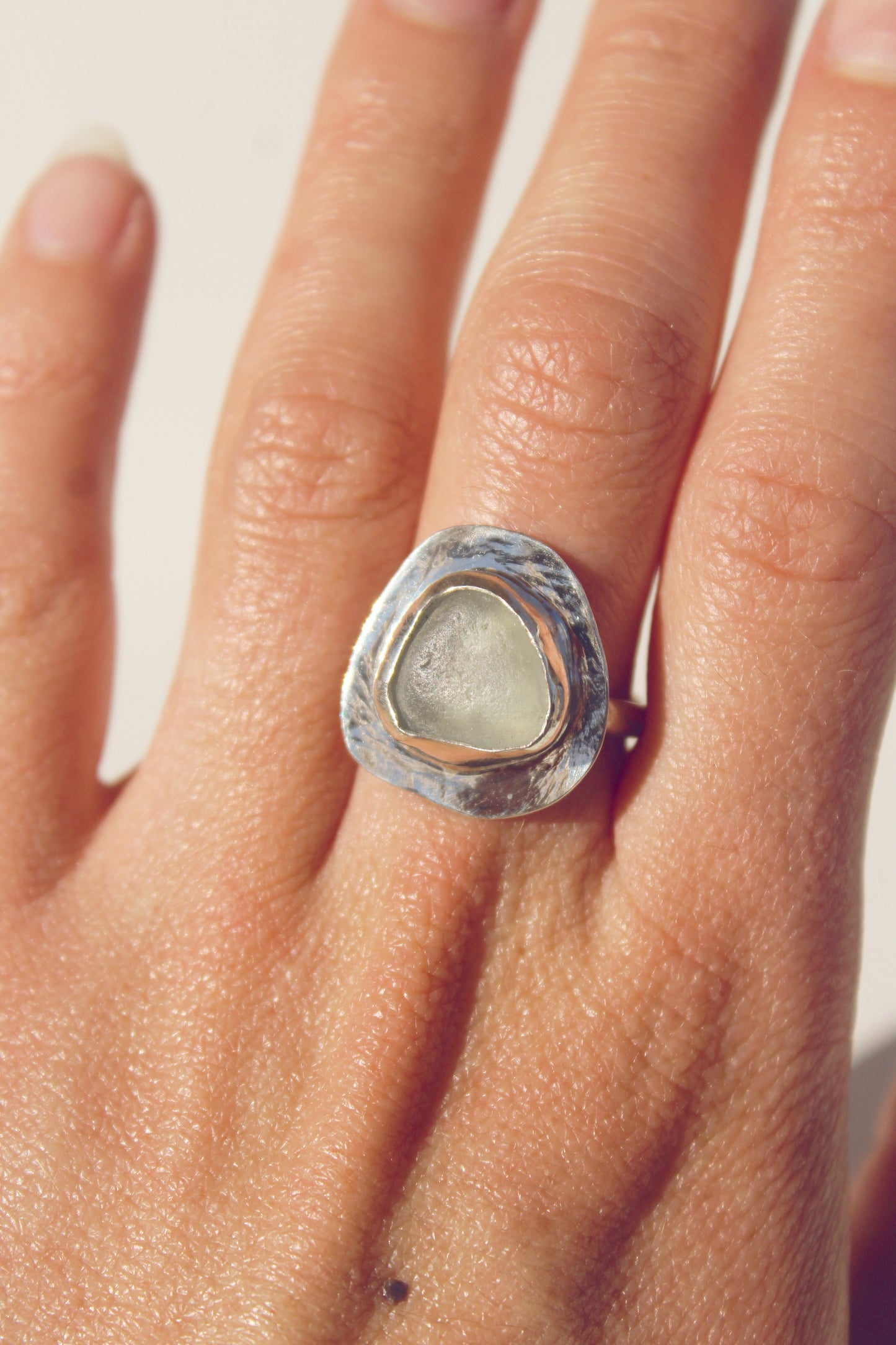 Sea Glass Ring - 8