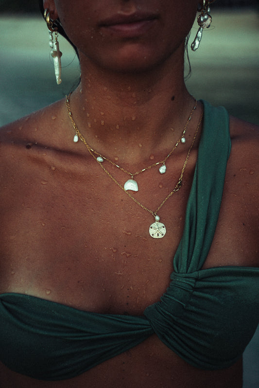 Sand dollar necklace