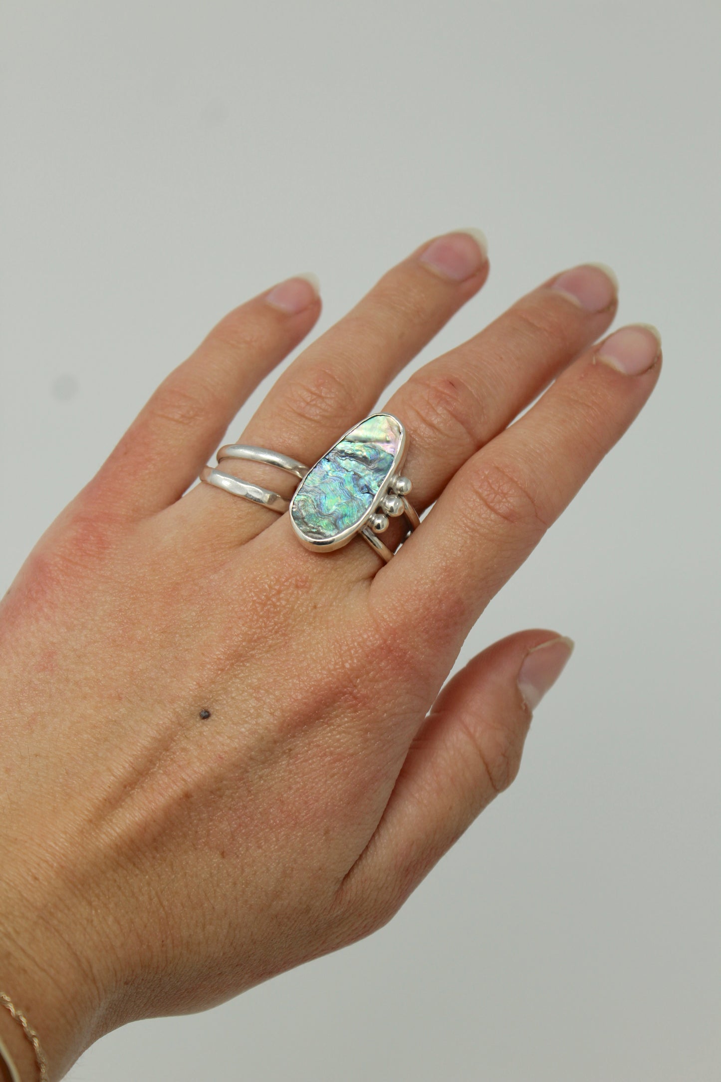 Abalone Ring - Size 8