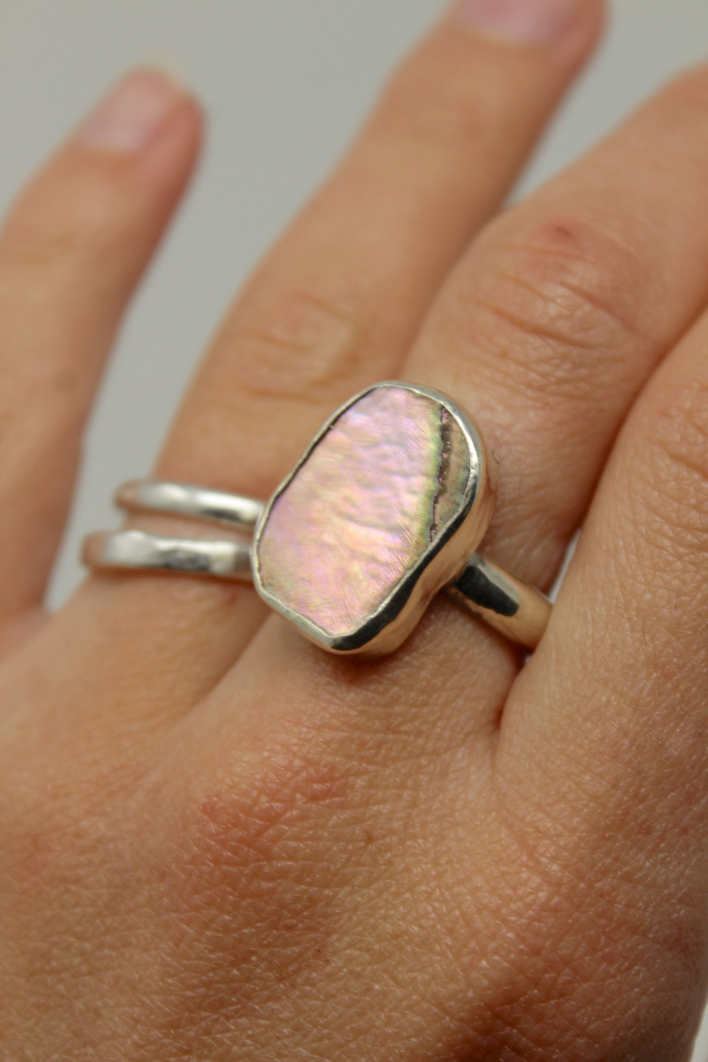 Abalone Ring - Size 8