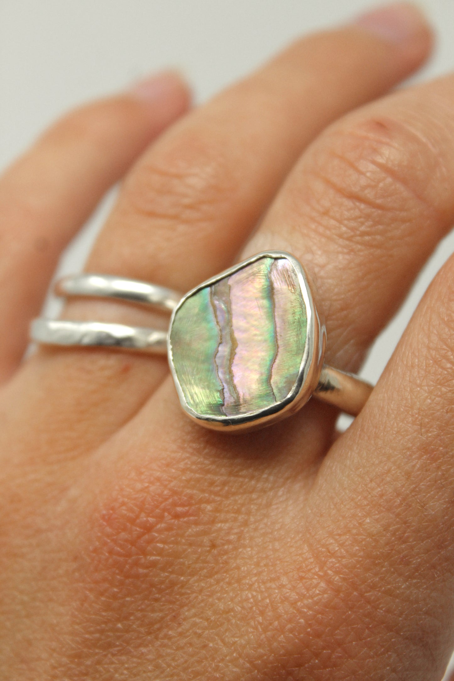 Abalone Ring - Size 8.5