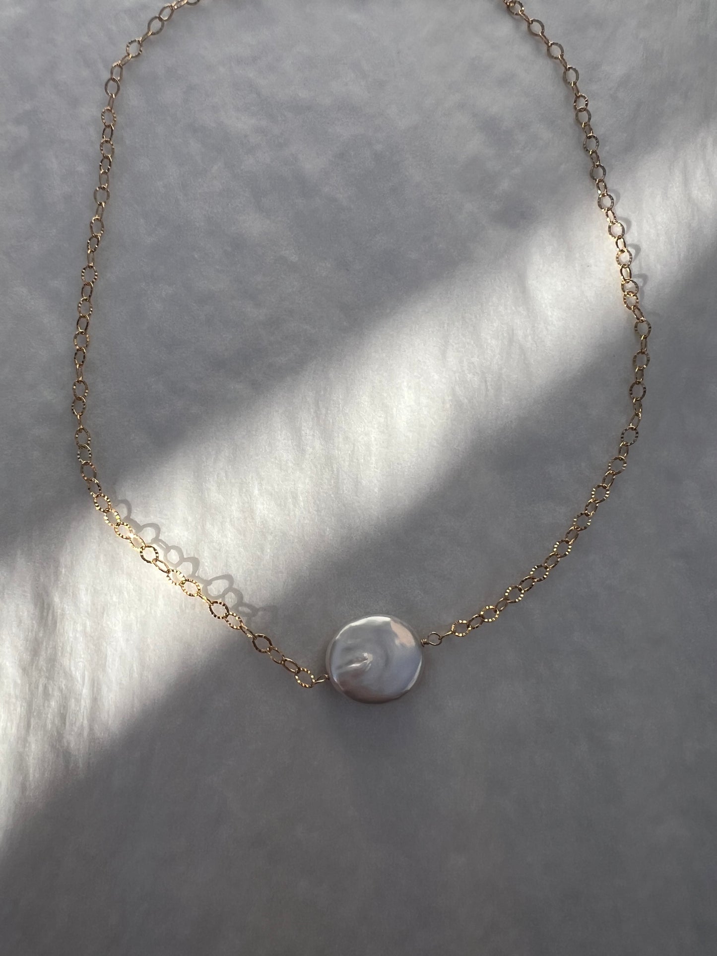 Coin Pearl Necklace