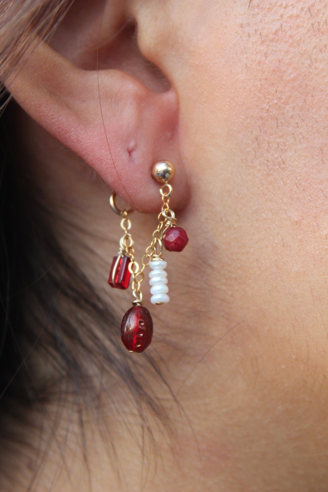 Lady Bug Earrings