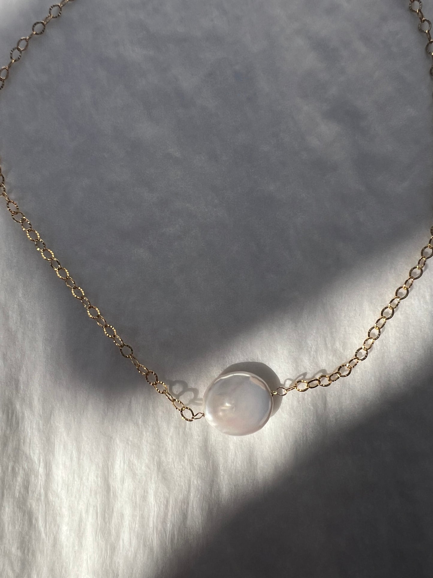 Coin Pearl Necklace