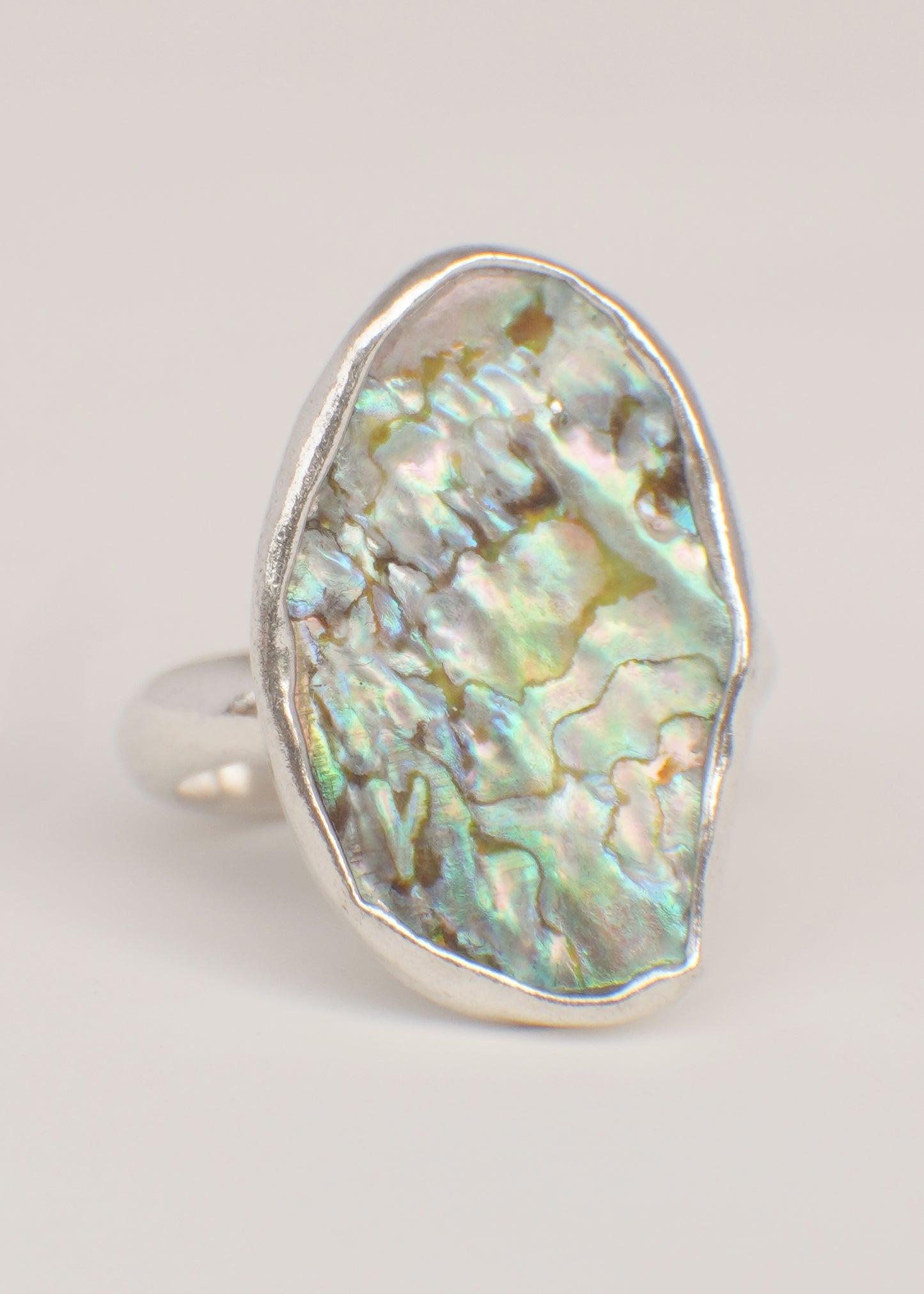 Abalone ring 8.5