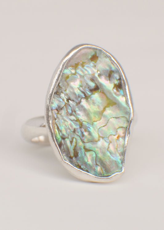 Abalone ring 8.5
