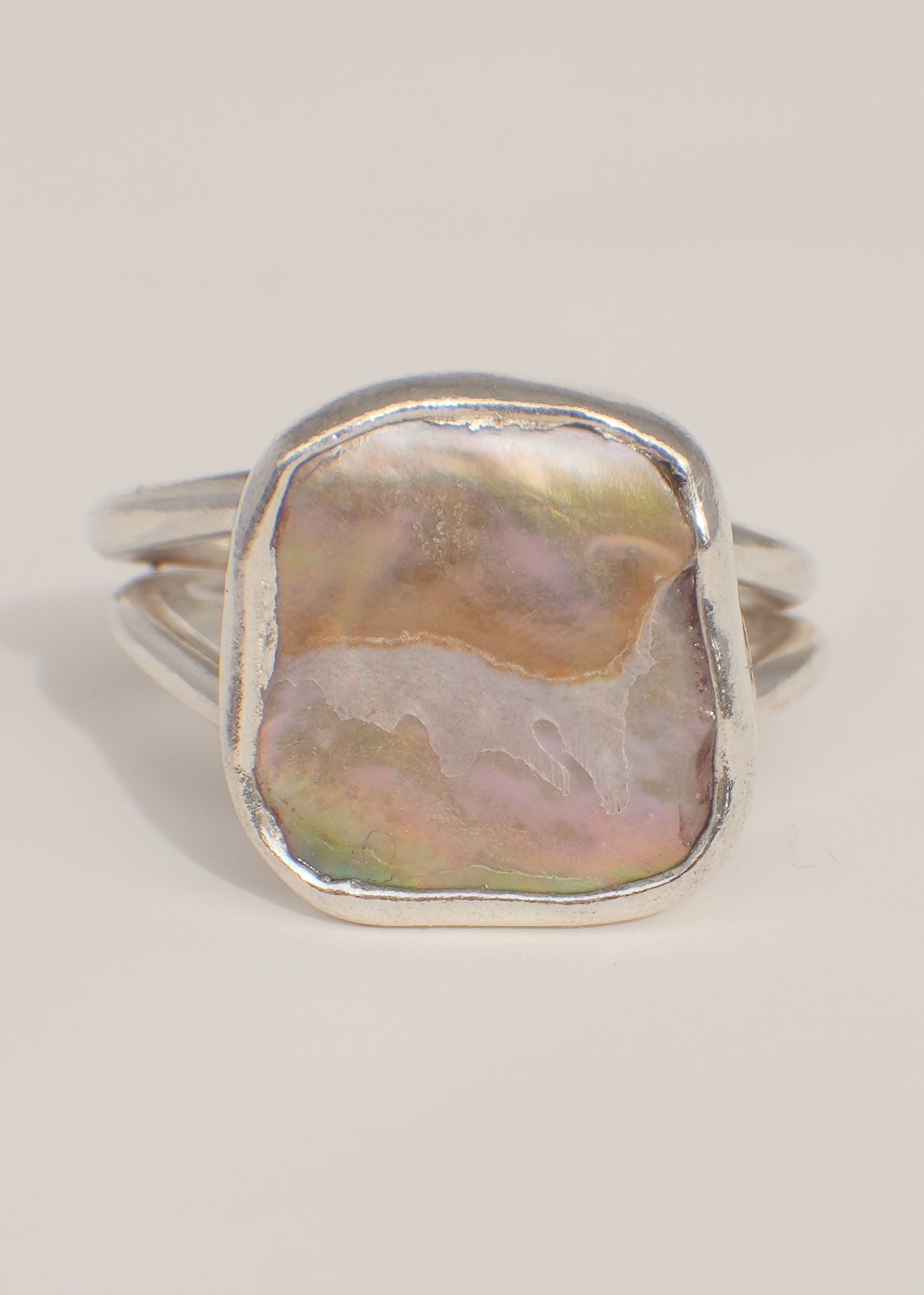 Abalone ring 7