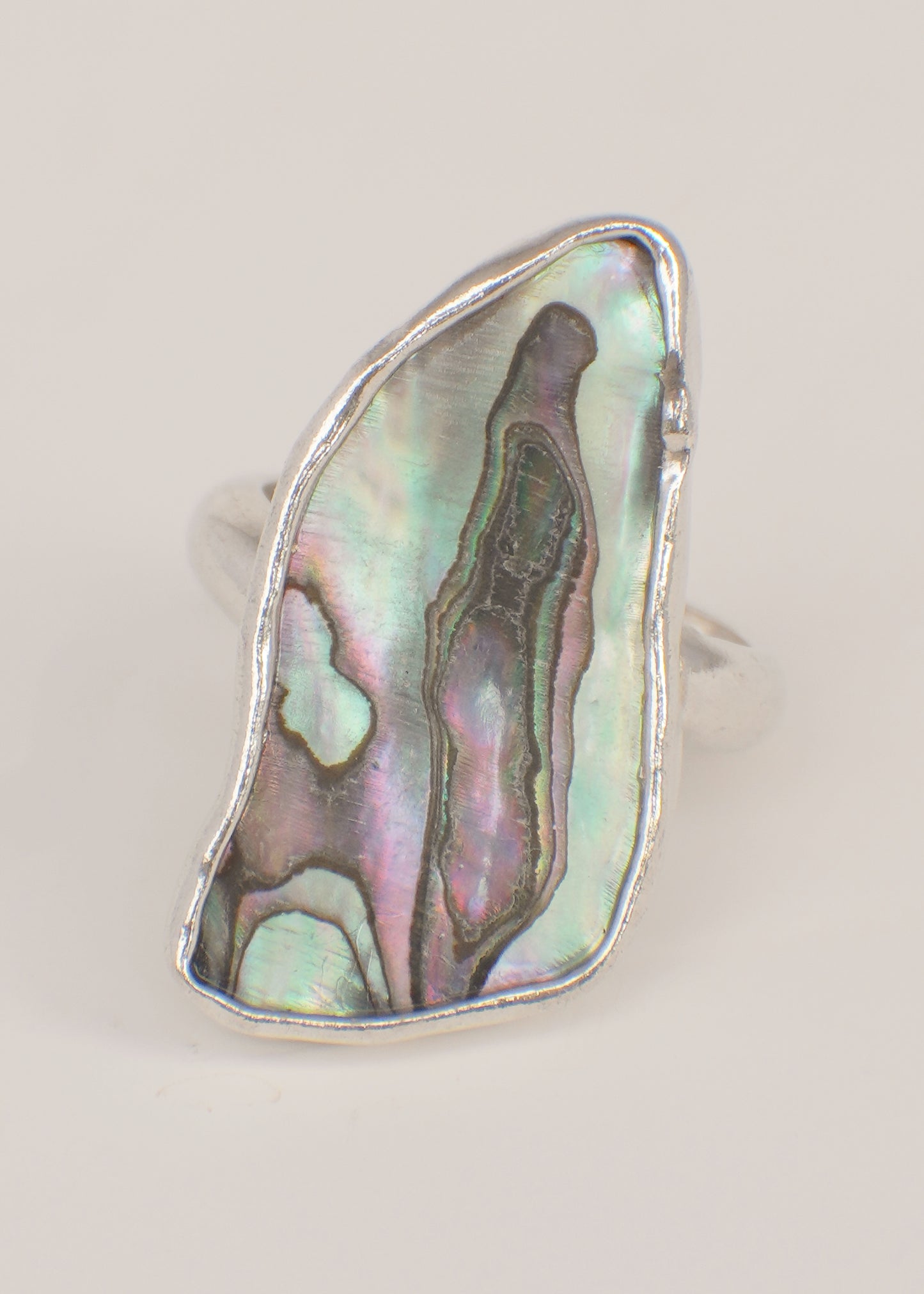 Abalone ring 8.5