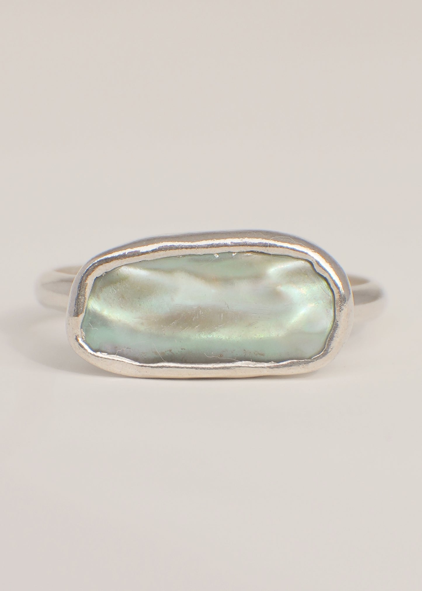 Abalone ring 8.5