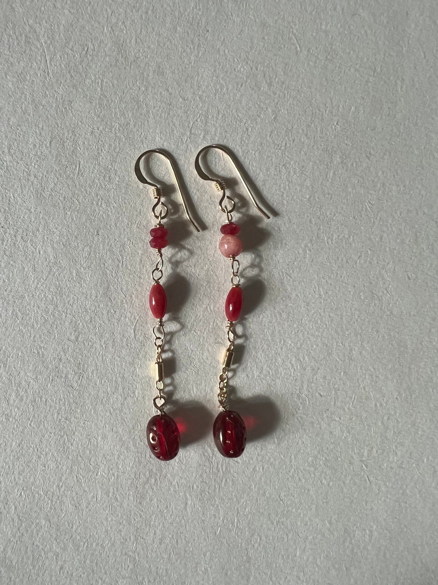 Lady bug earrings