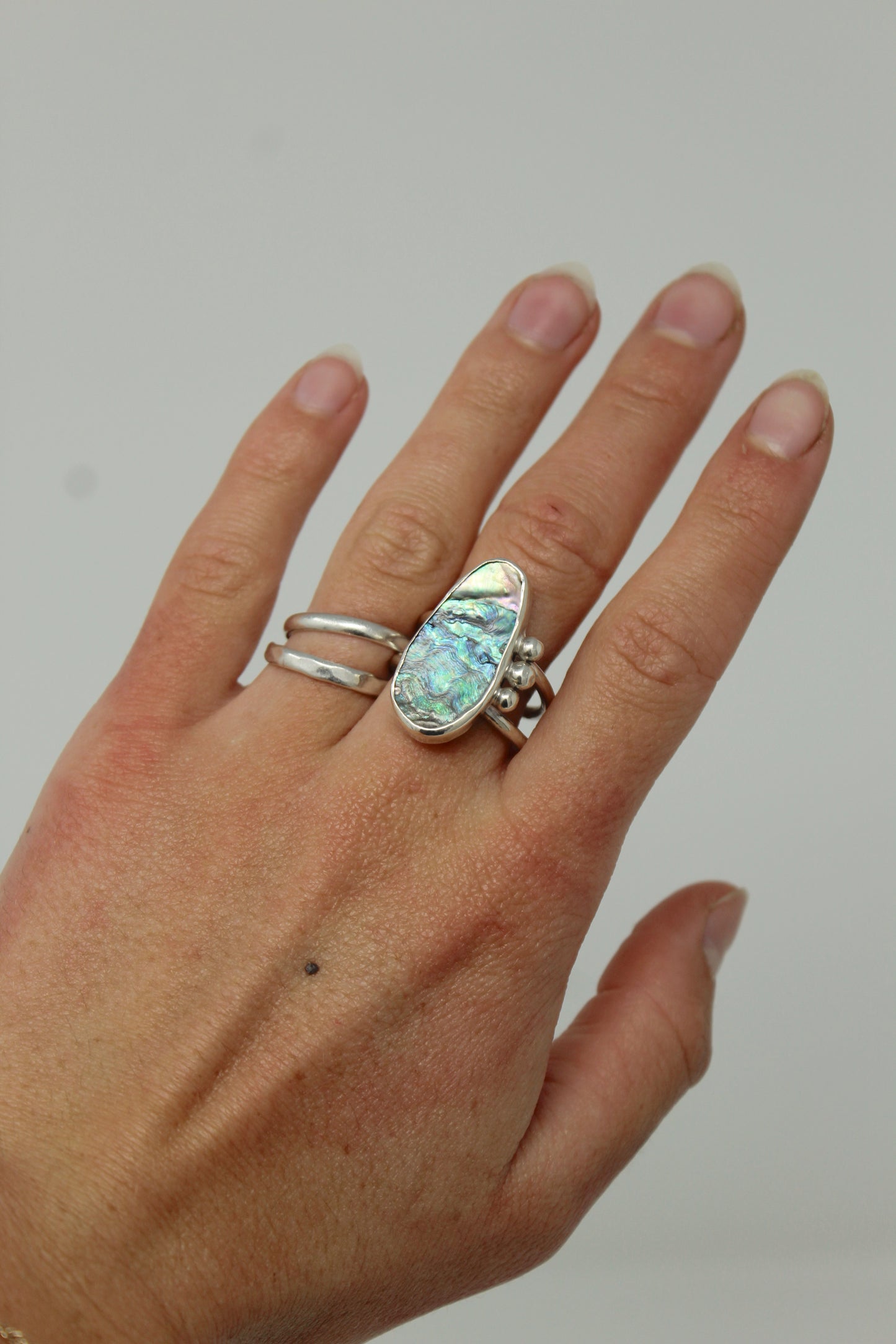 Abalone Ring - Size 8