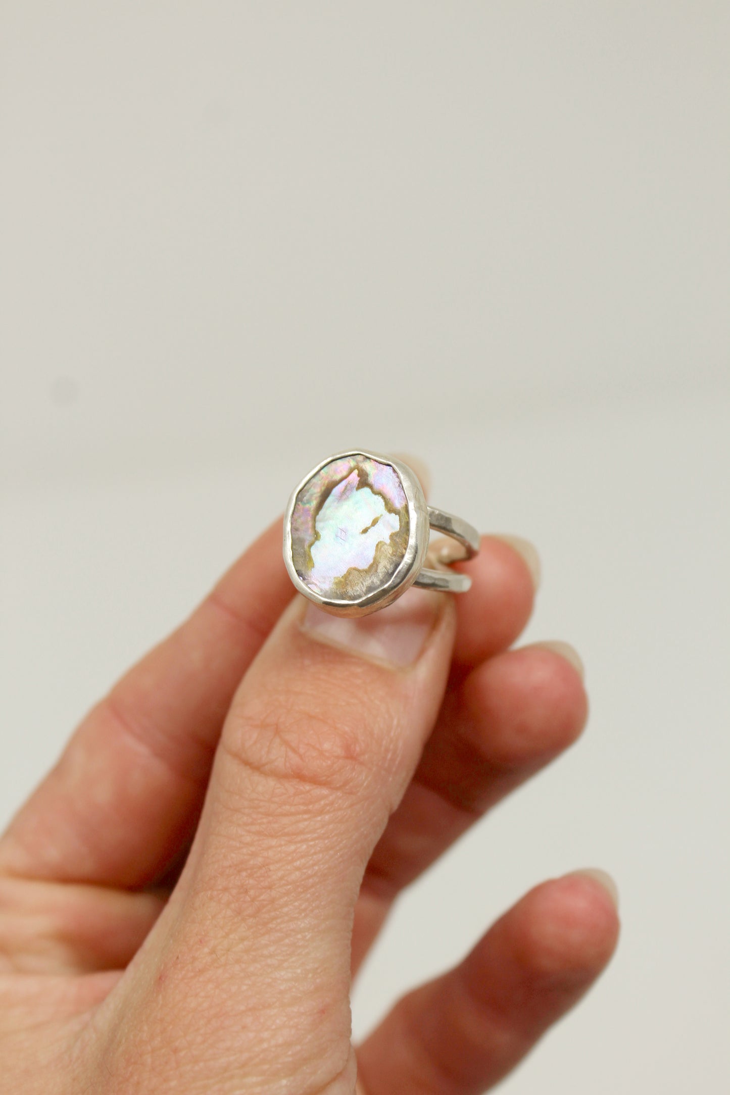 Abalone Ring - Size 6