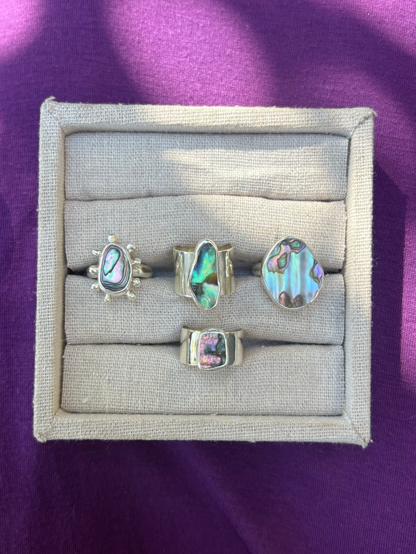 Dainty Abalone Ring