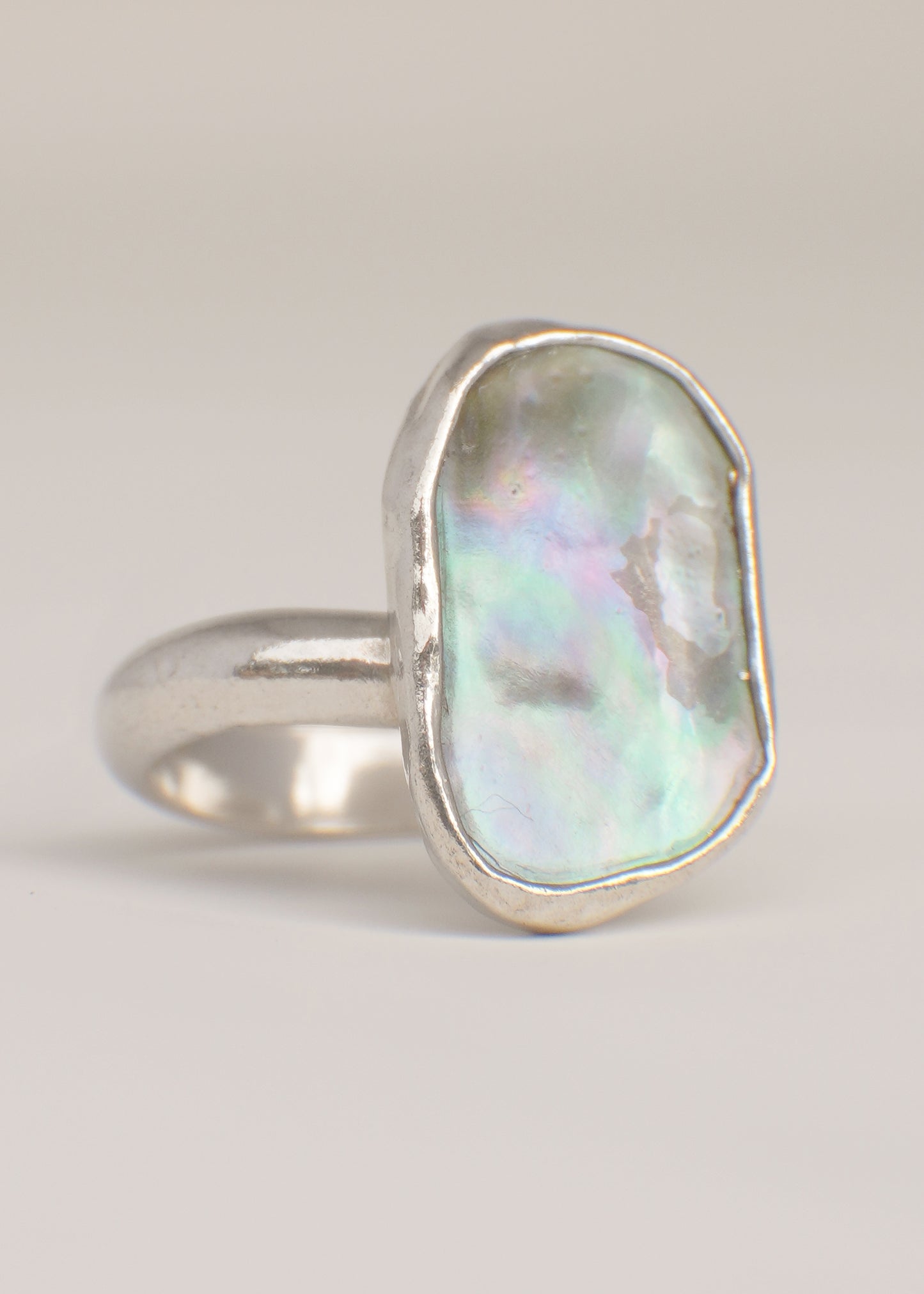 Abalone ring 7