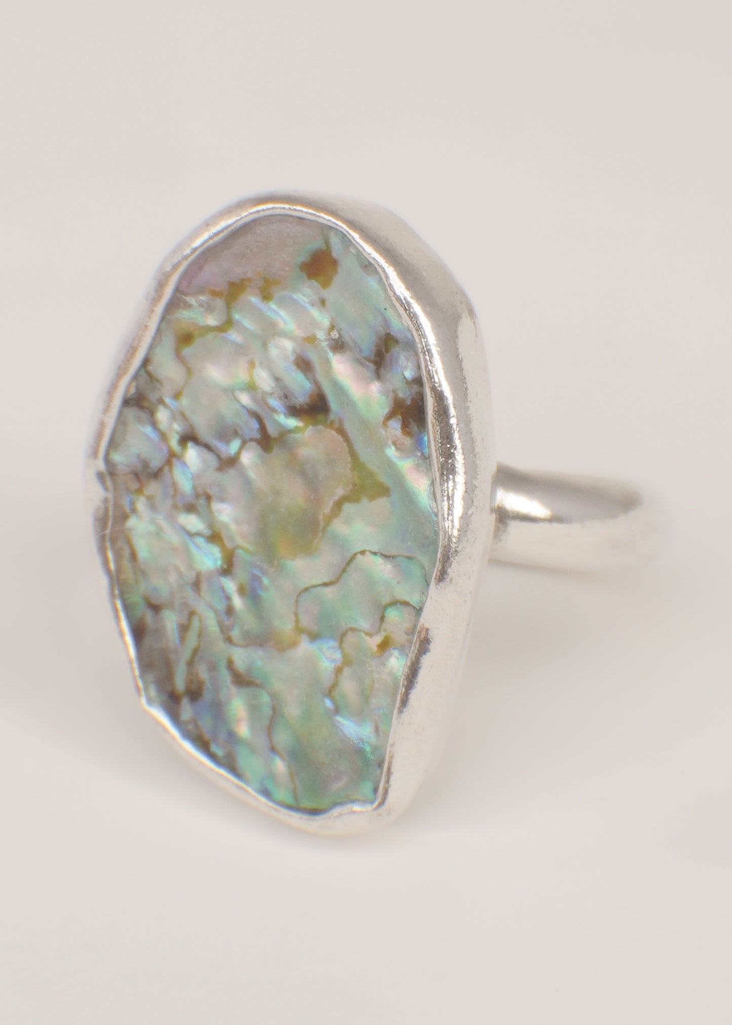 Abalone ring 8.5
