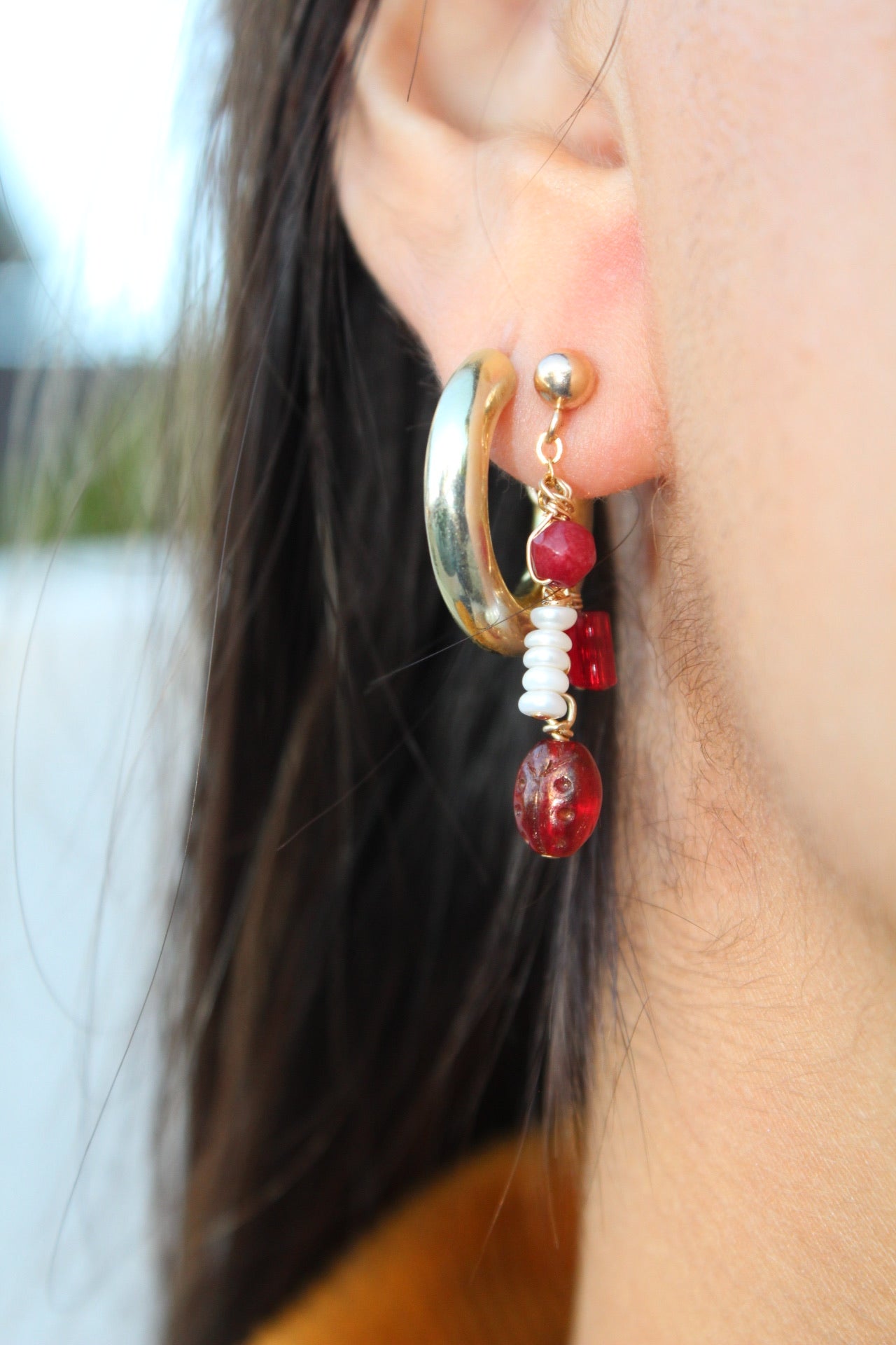 Lady Bug Earrings