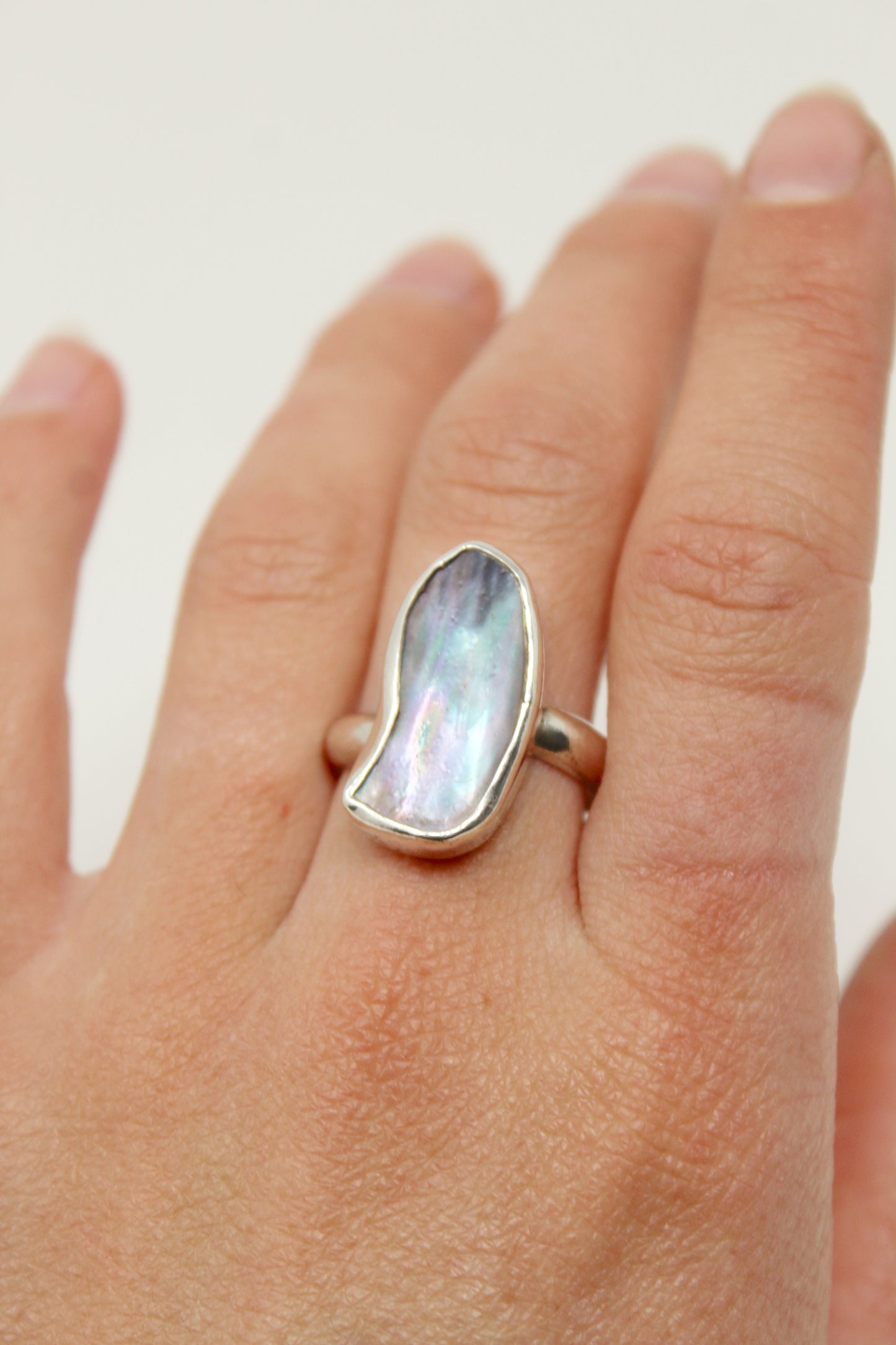 Abalone Ring - Size 8