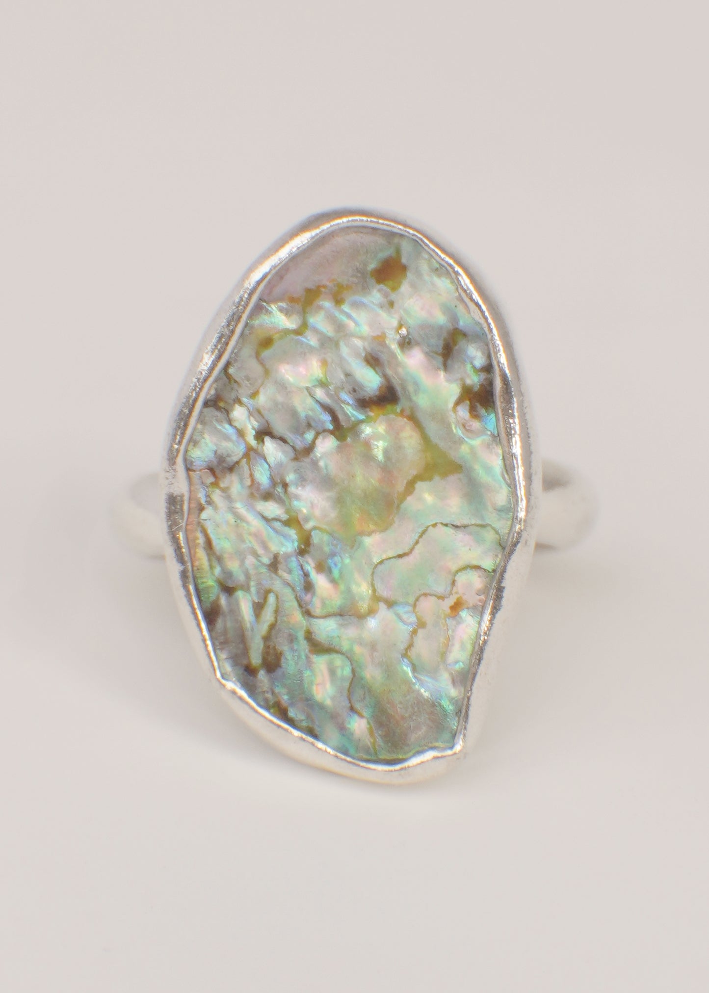 Abalone ring 8.5