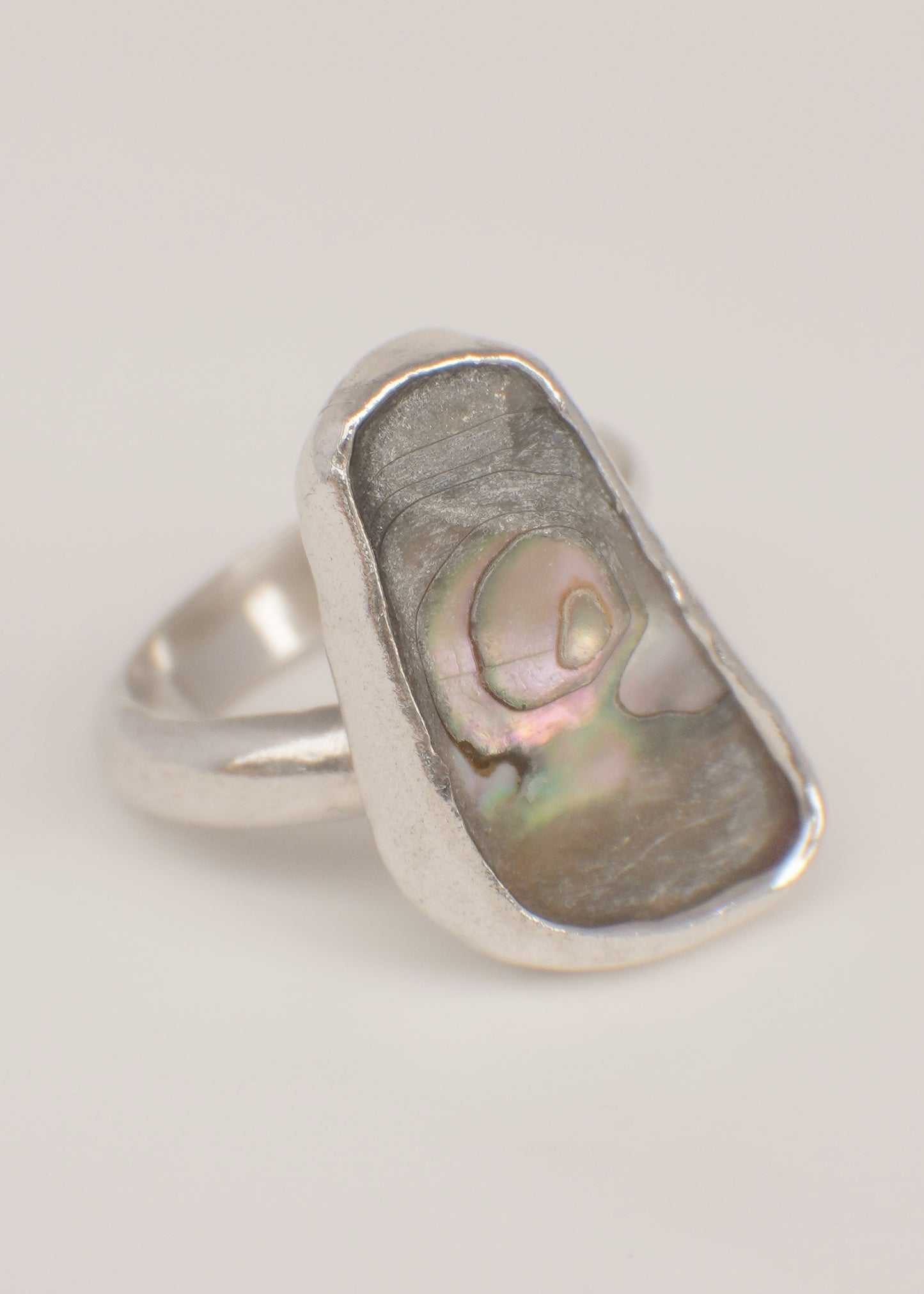 Abalone ring 7.5