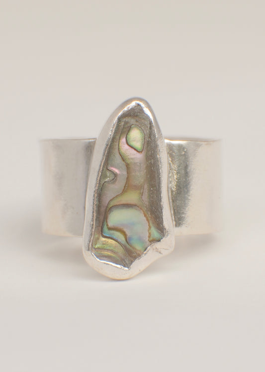 Abalone ring 9.5
