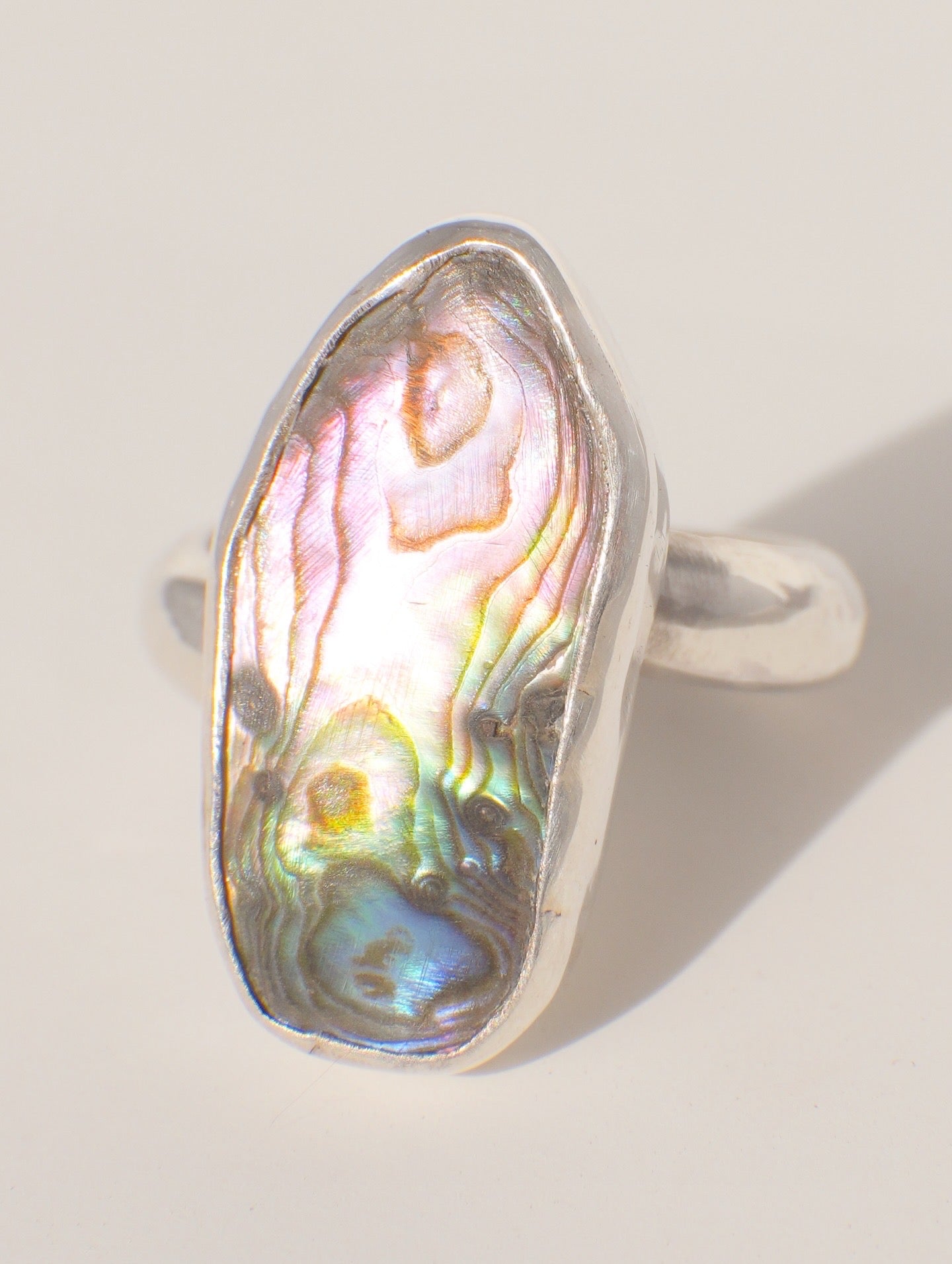 Abalone ring 6.5