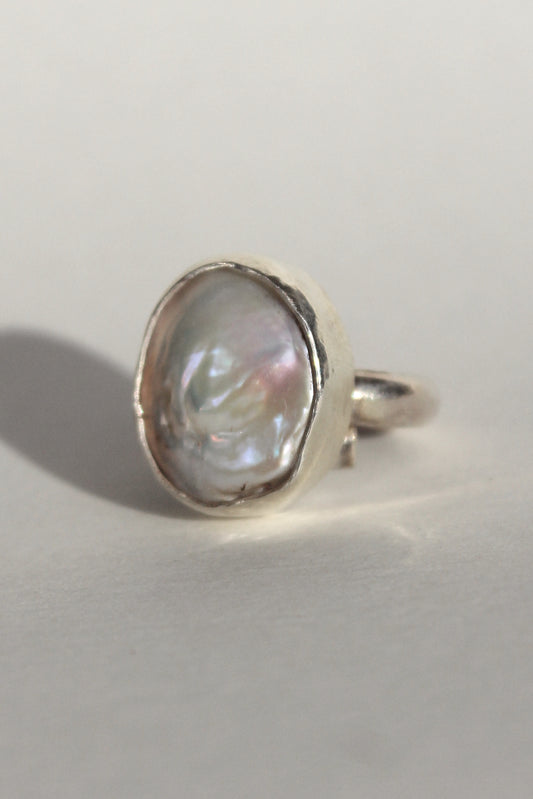 Pearl Ring - adjustable