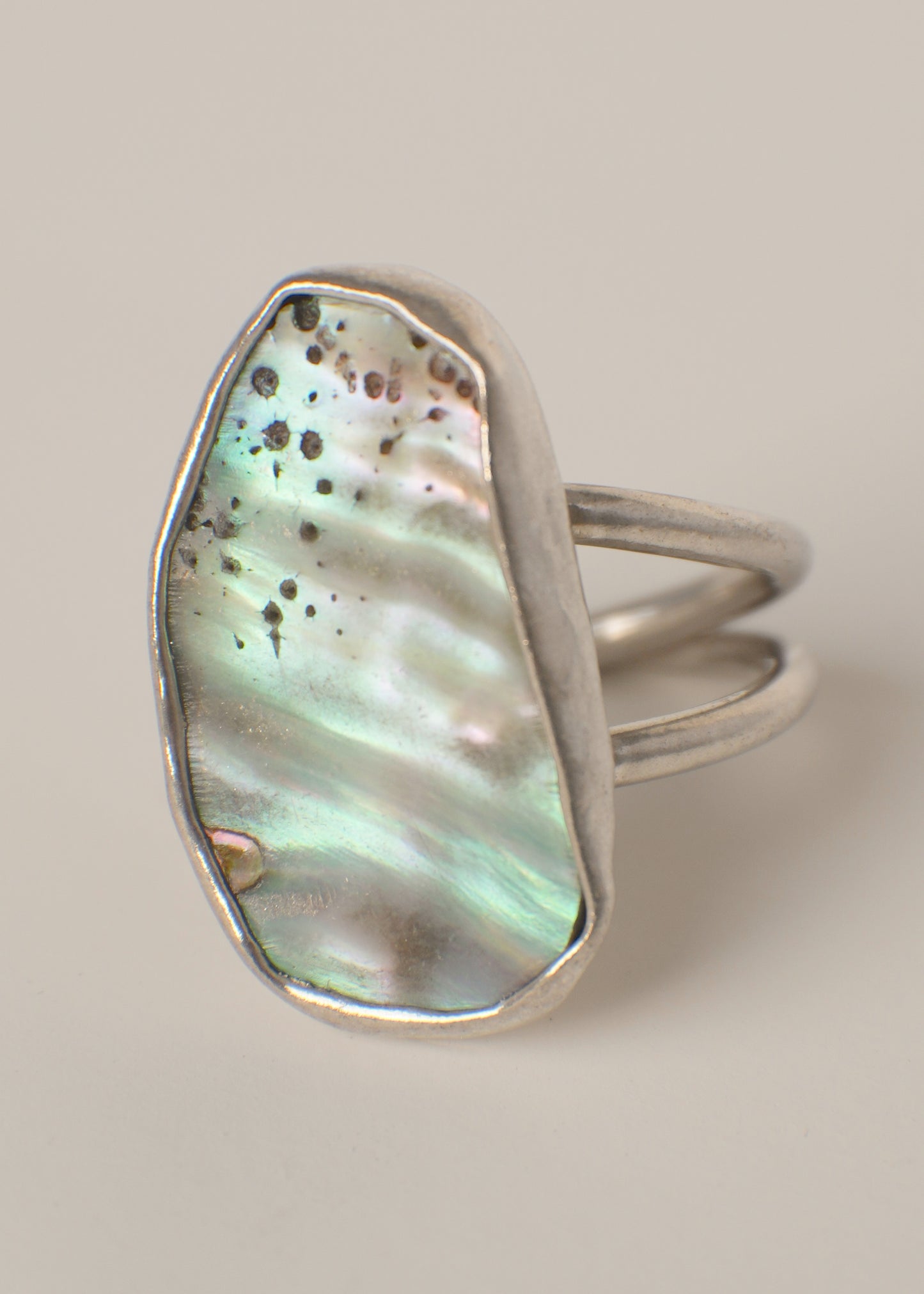Abalone ring 6