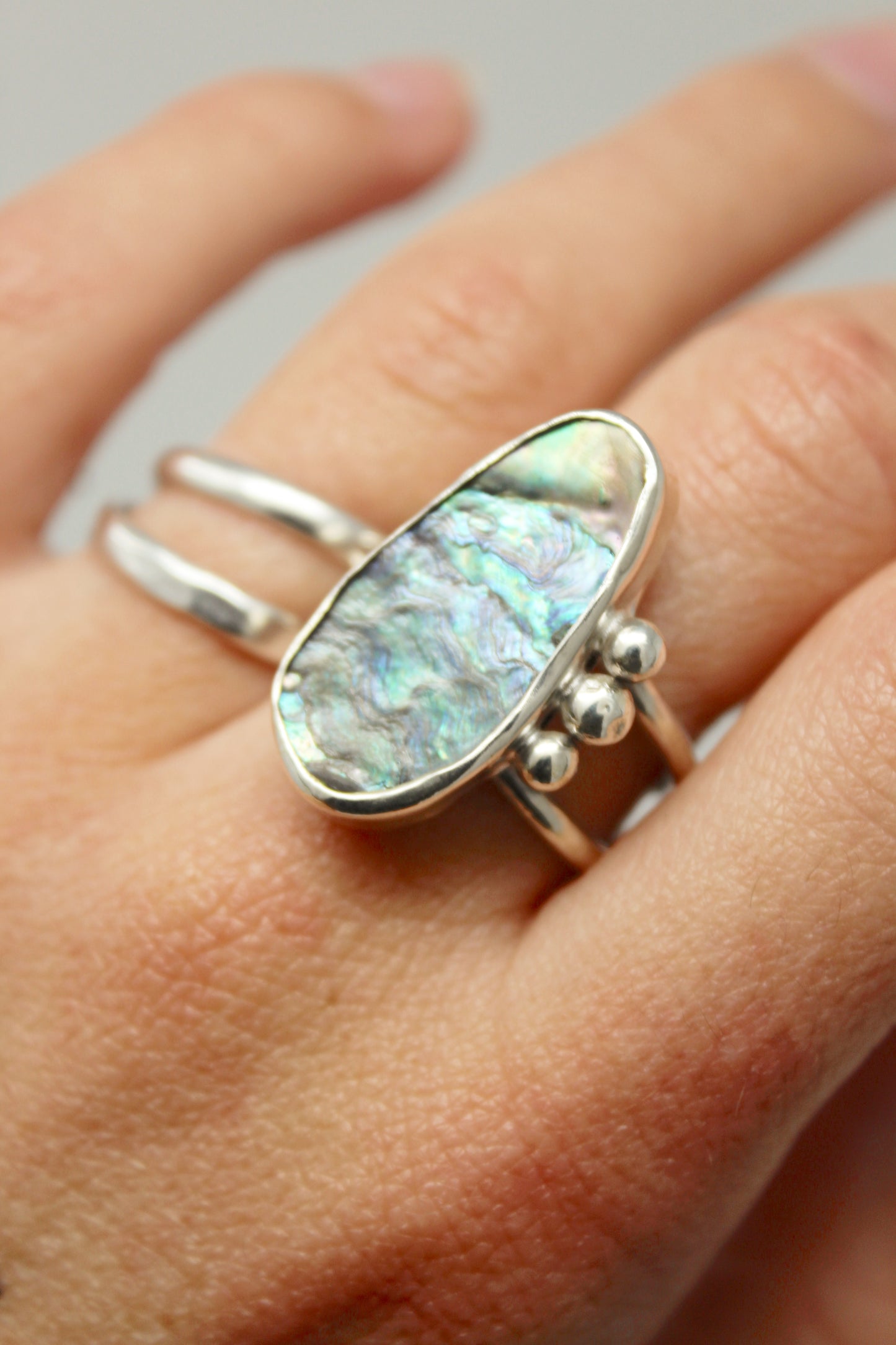 Abalone Ring - Size 8