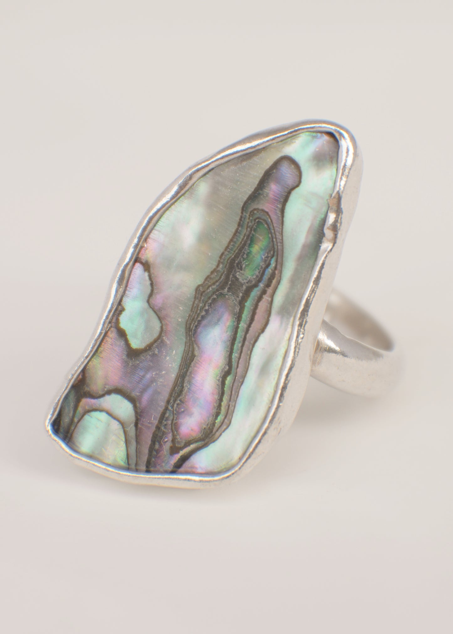 Abalone ring 8.5