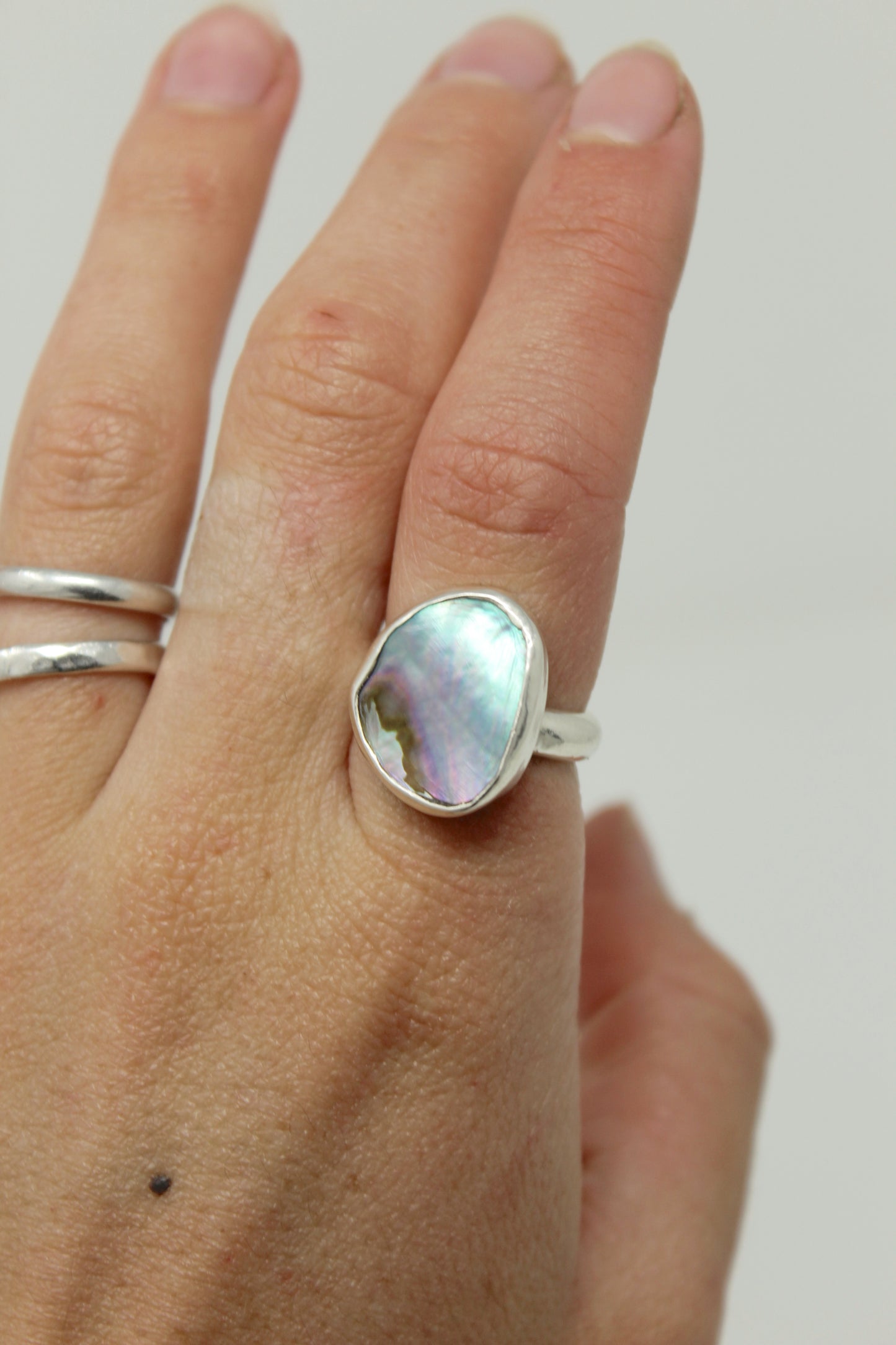 Abalone Ring - Size 6