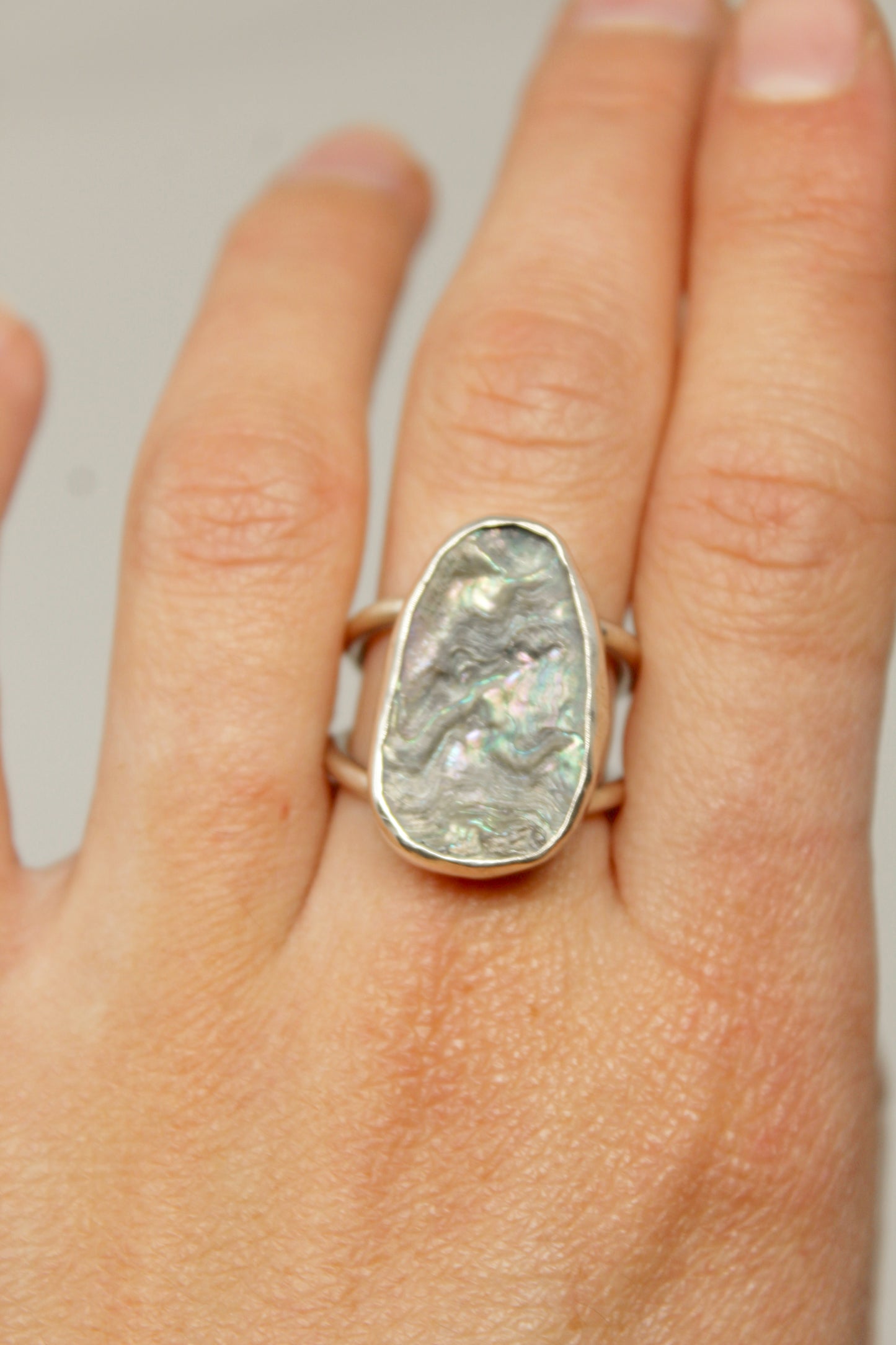 Abalone Ring - Size 6.5