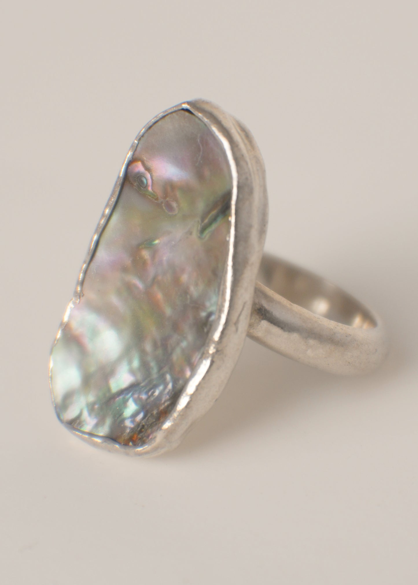 Abalone ring 7