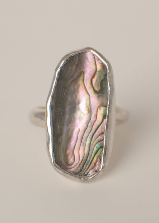 Abalone ring 8.5