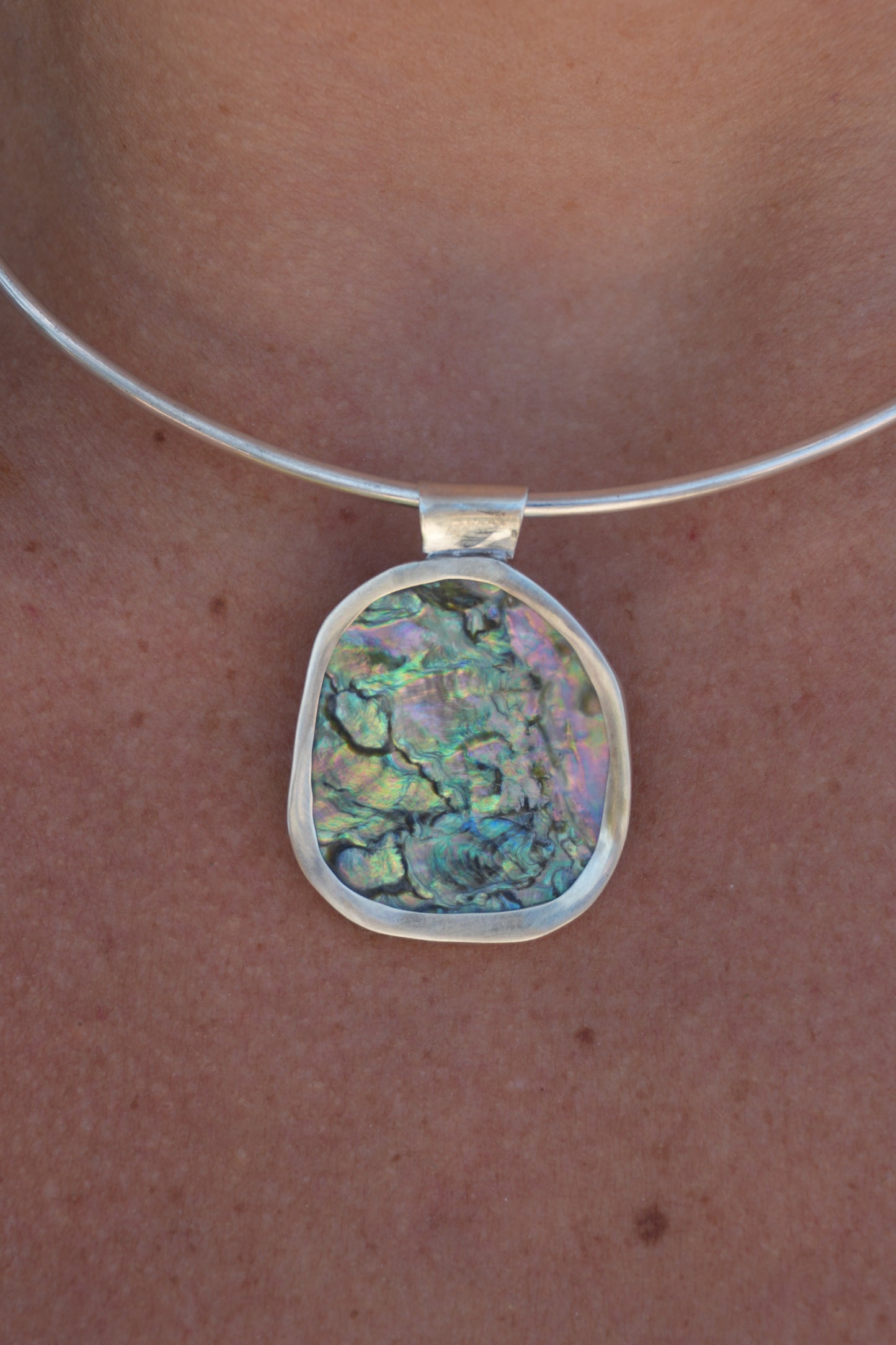 Abalone Choker - Reversible