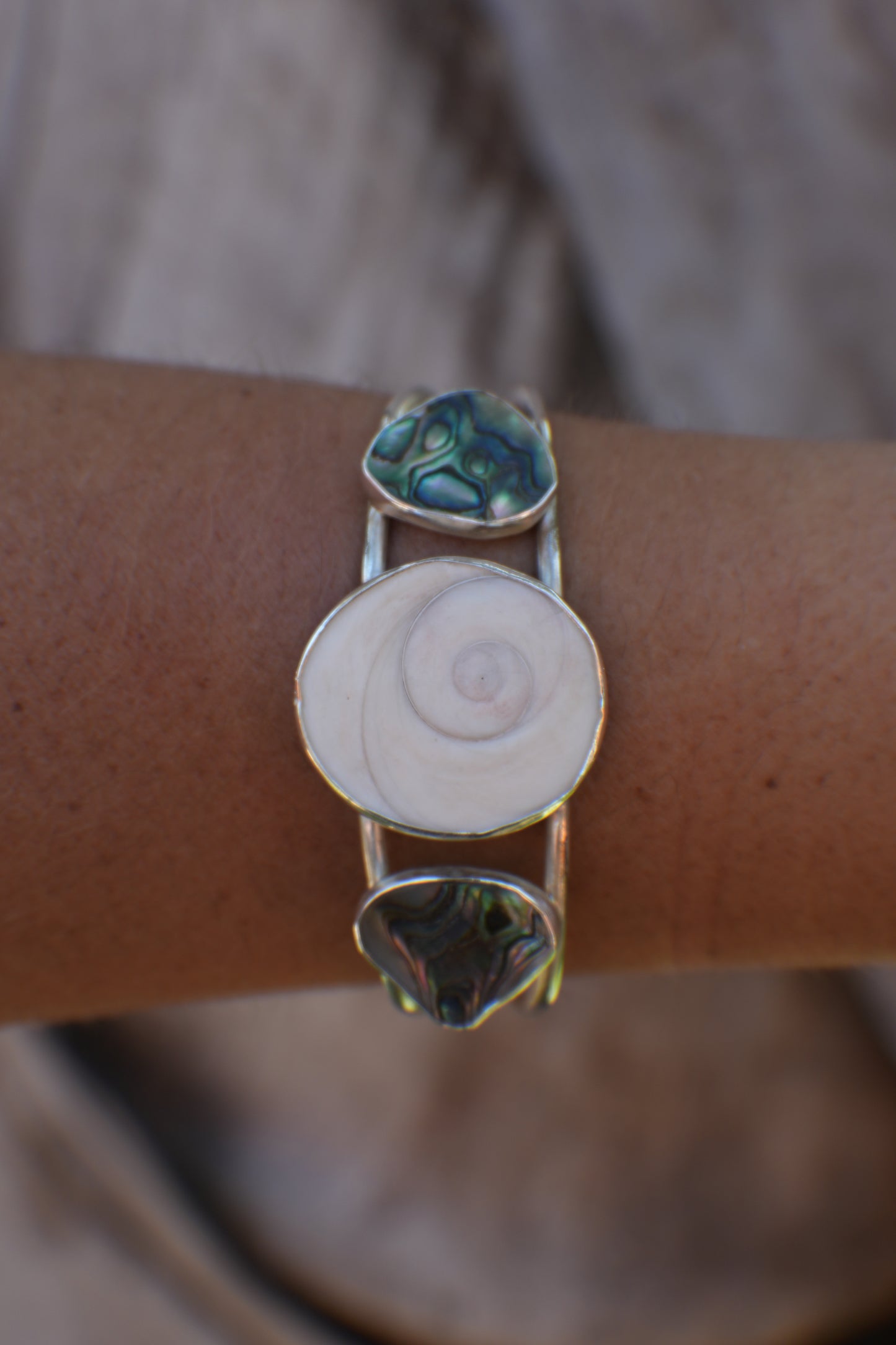 Operculum and Abalone Cuff