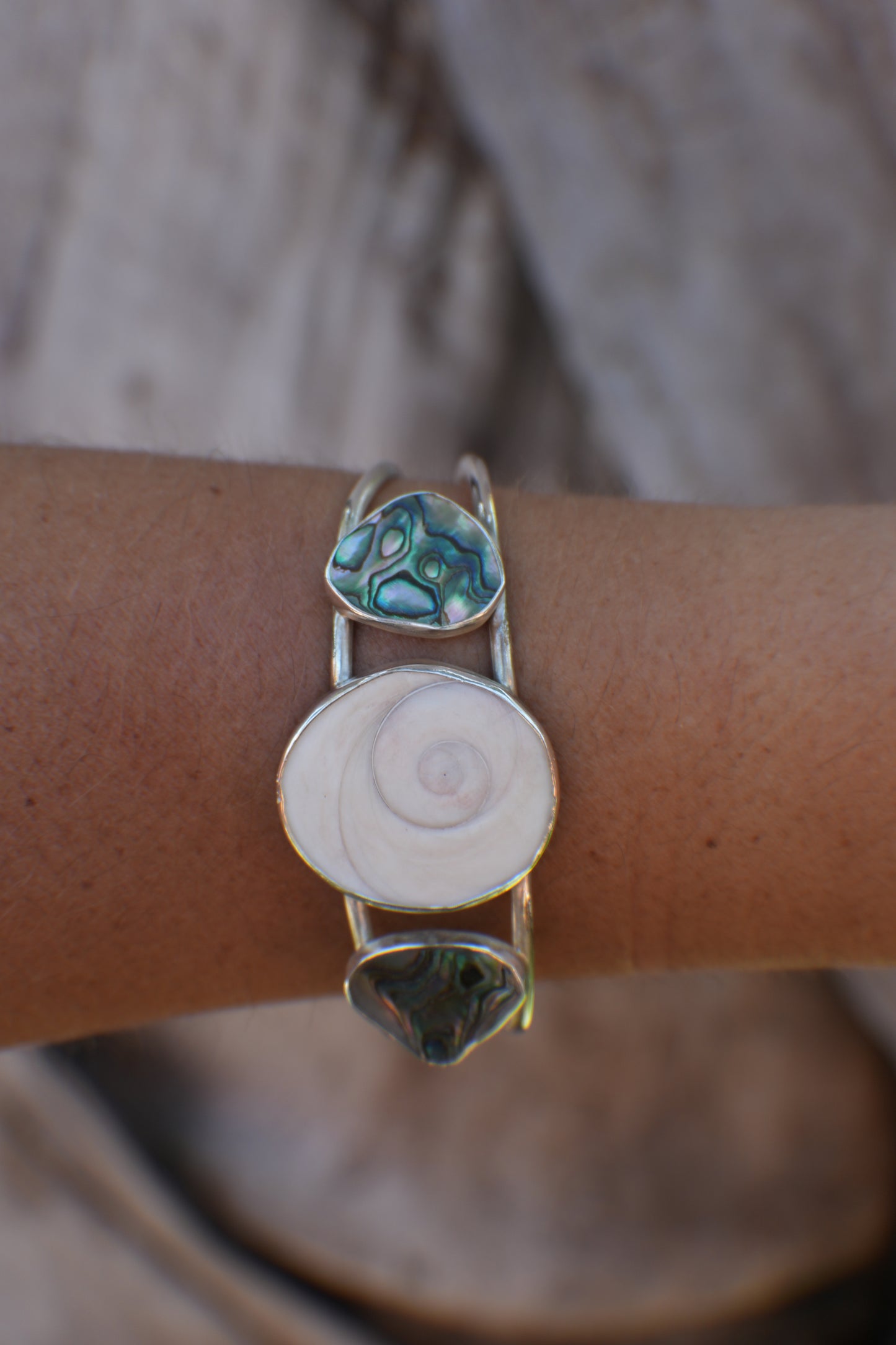 Operculum and Abalone Cuff