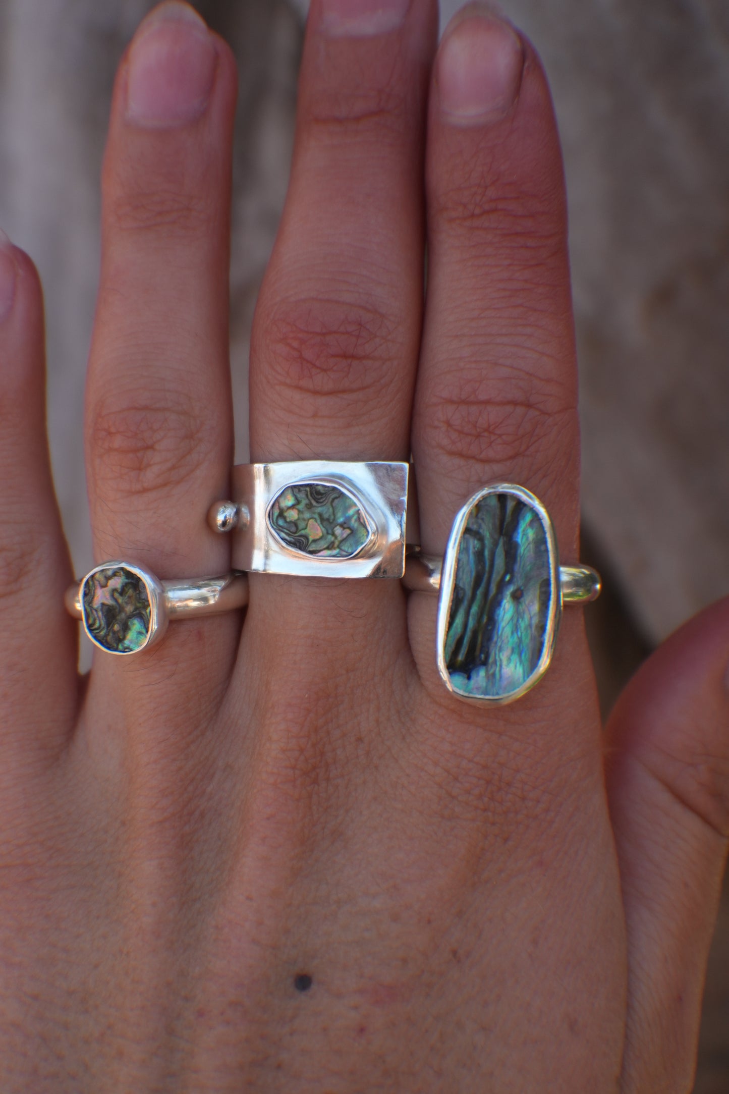 Abalone Ring 7.5