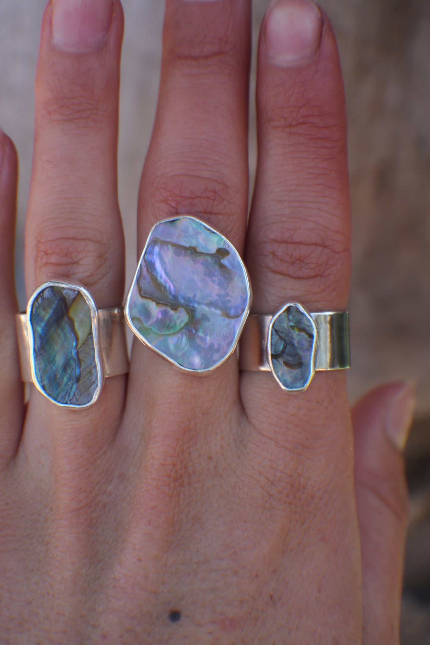 Abalone Ring 6.5