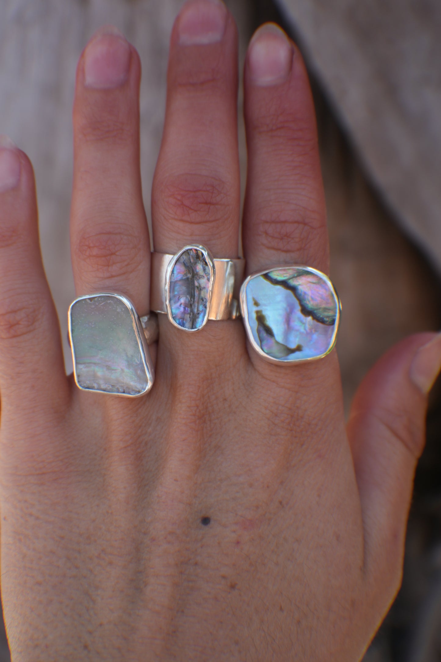 Abalone Ring 7.5