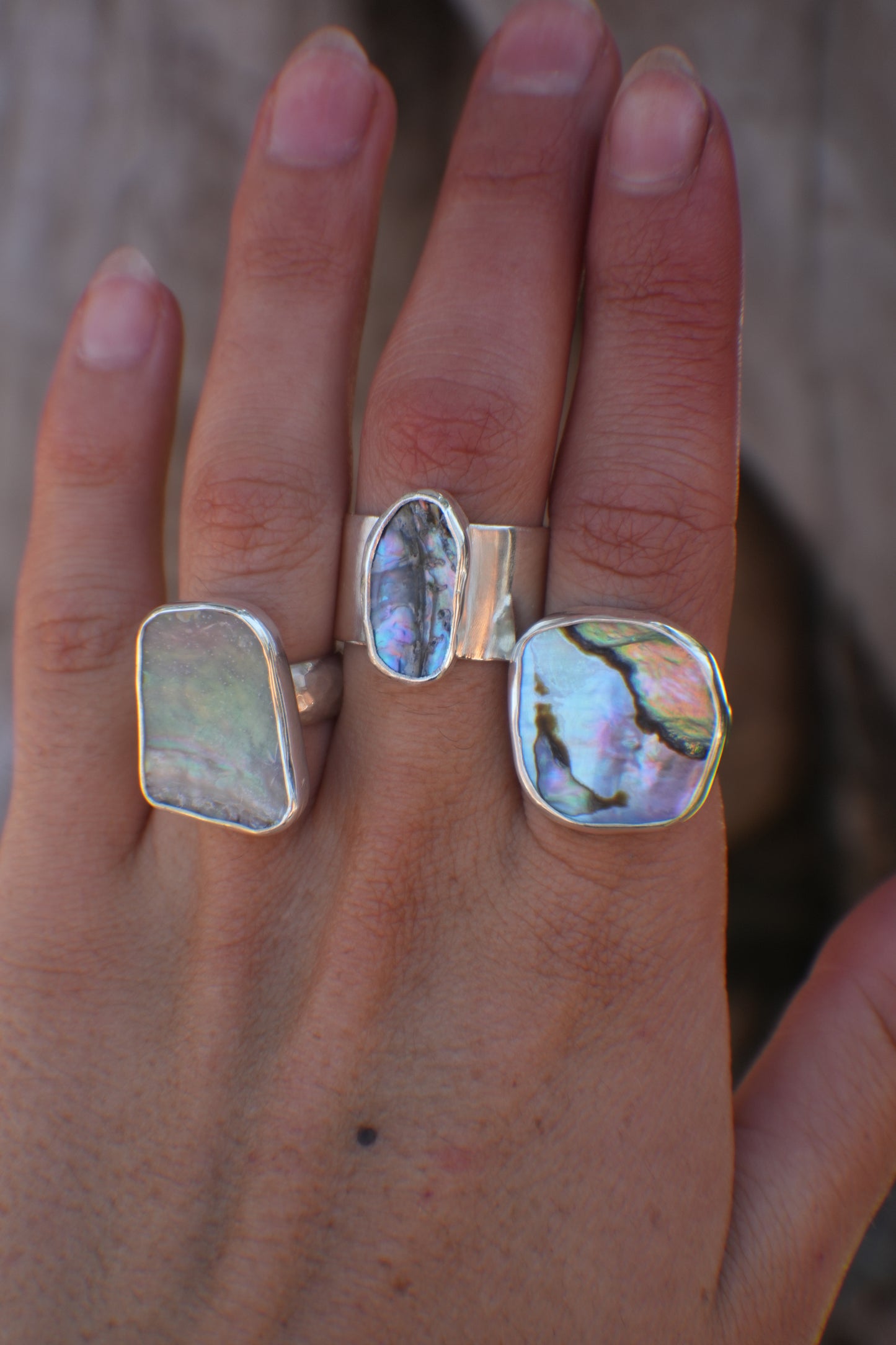 Abalone Ring 7.5