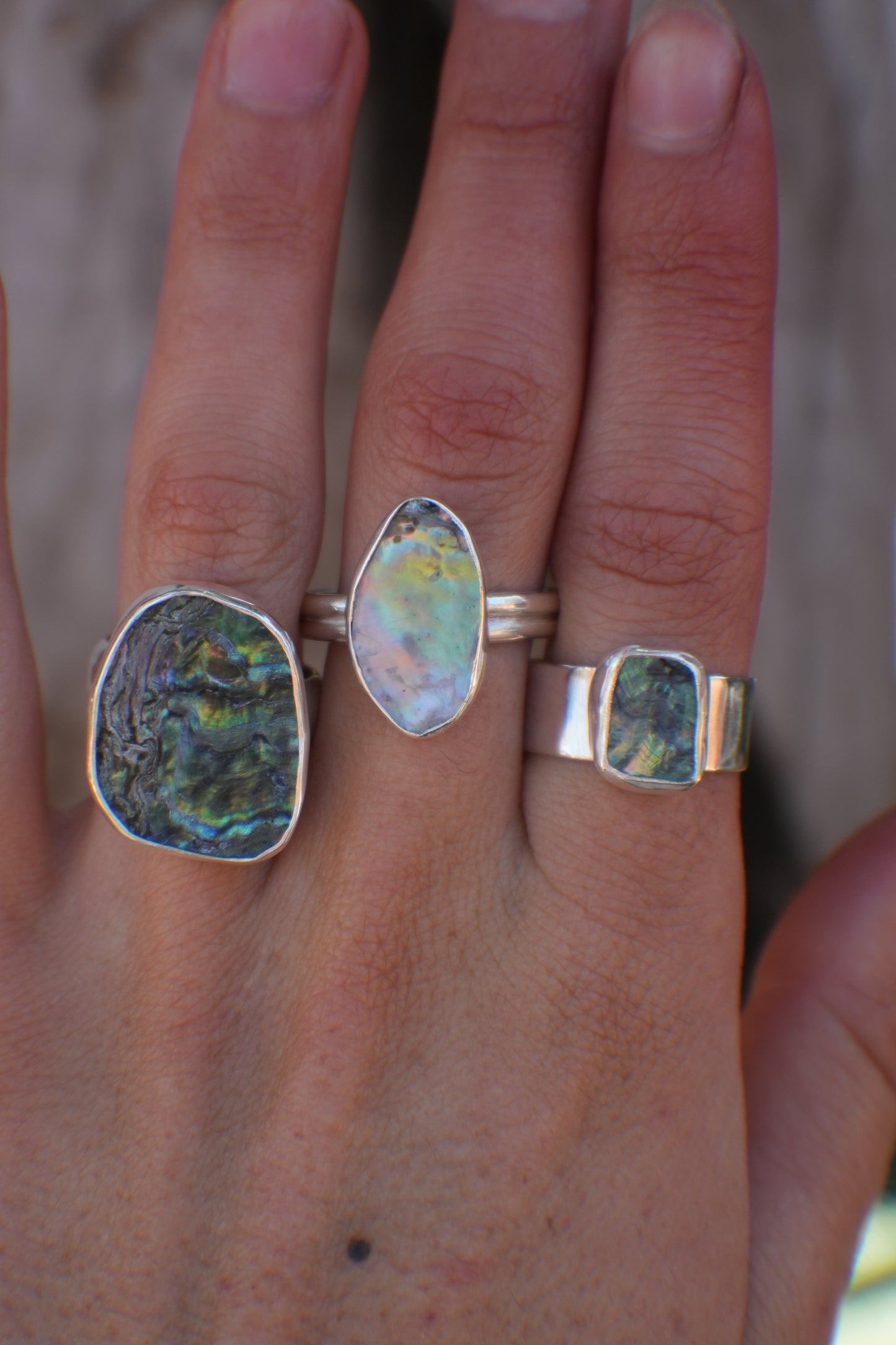 Abalone Ring 7