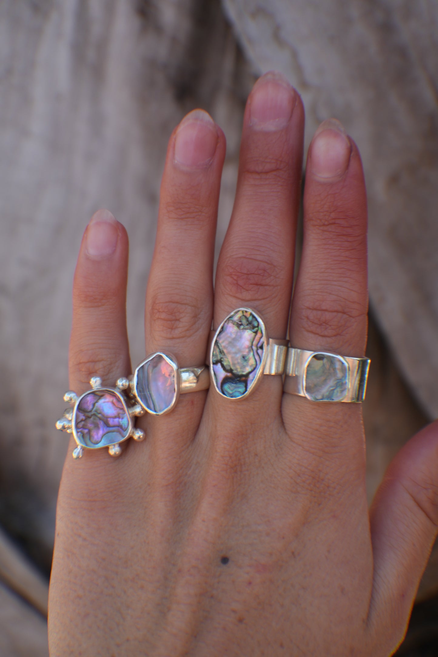 Abalone Ring 7.5