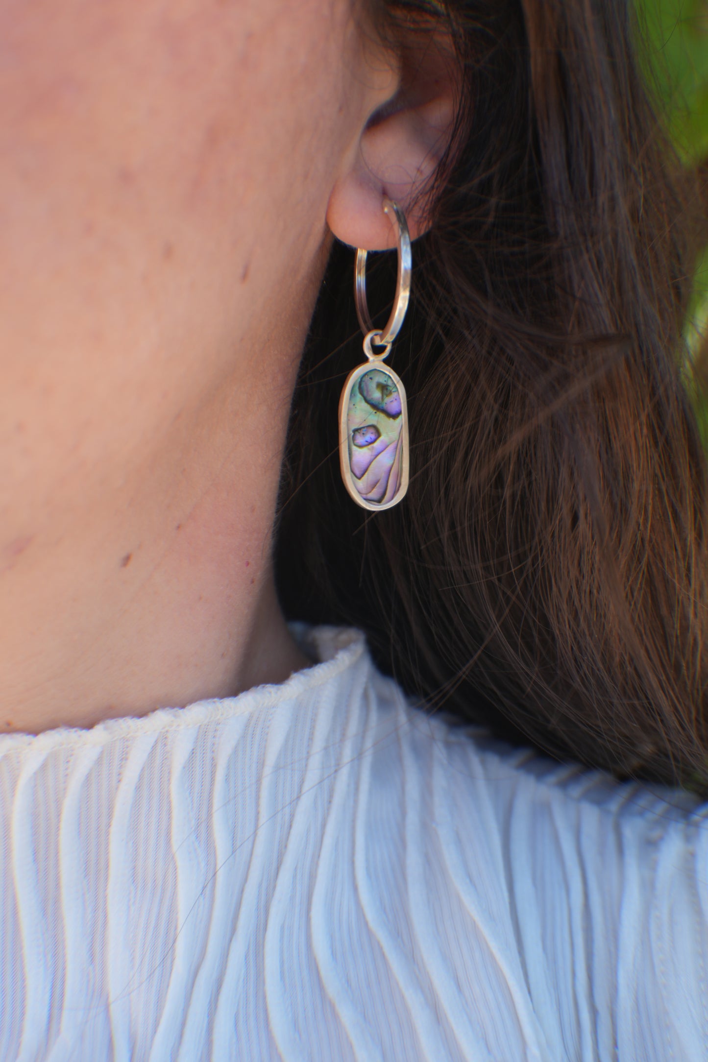 Reversible Abalone Hoops