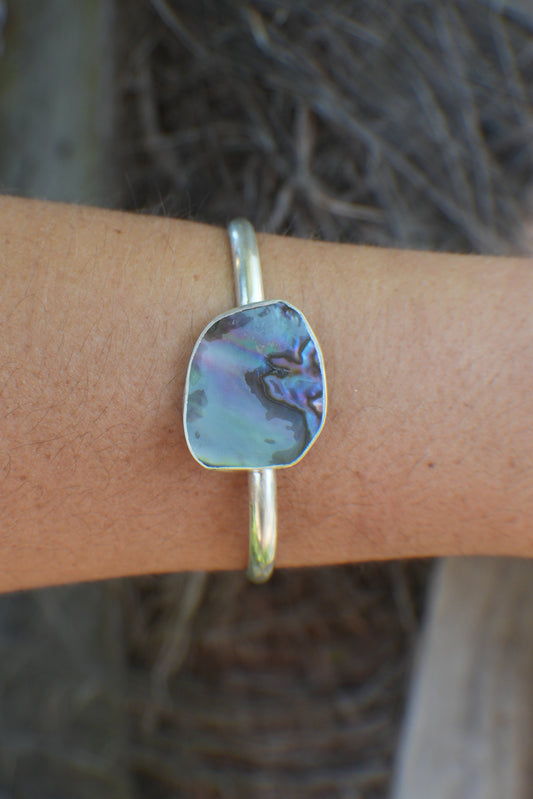 Abalone Cuff - thin band