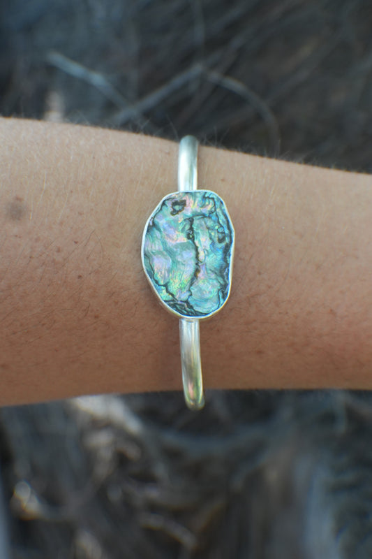 Abalone Cuff - thin band