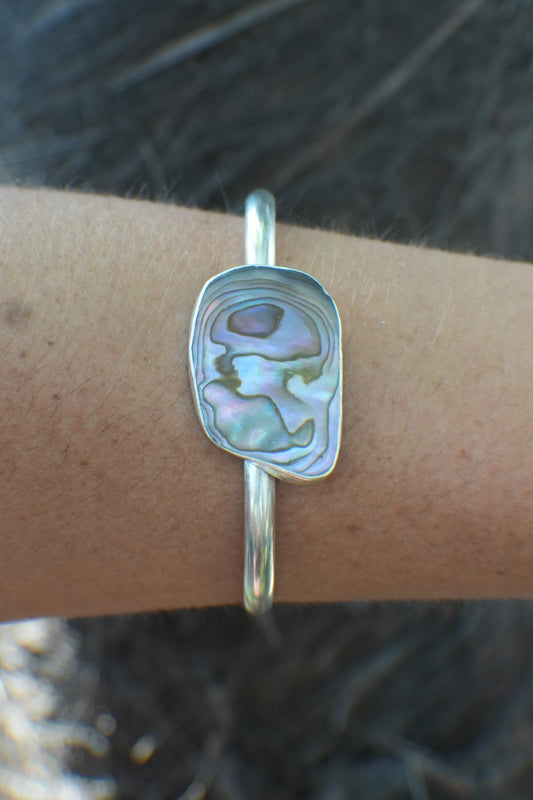 Abalone Cuff - thin band