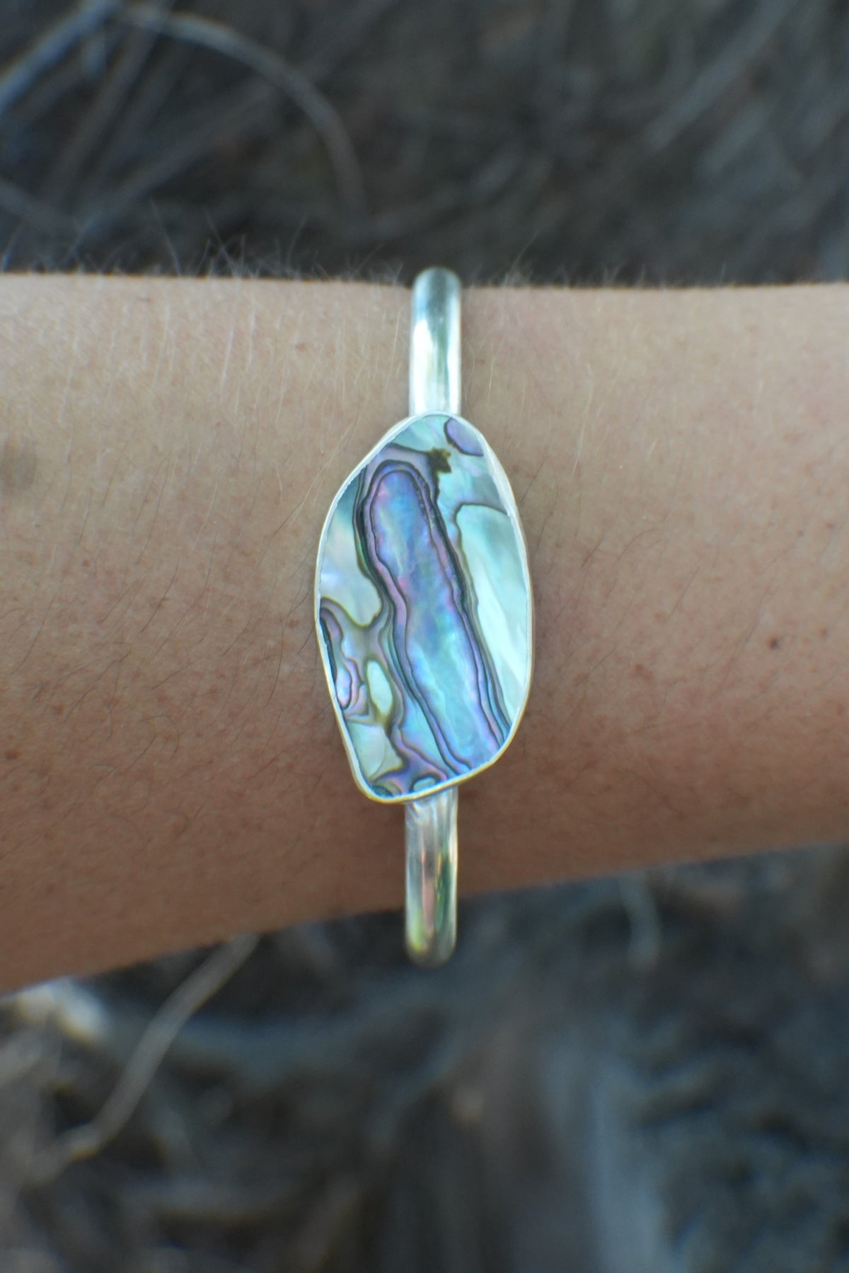 Abalone Cuff - thin band