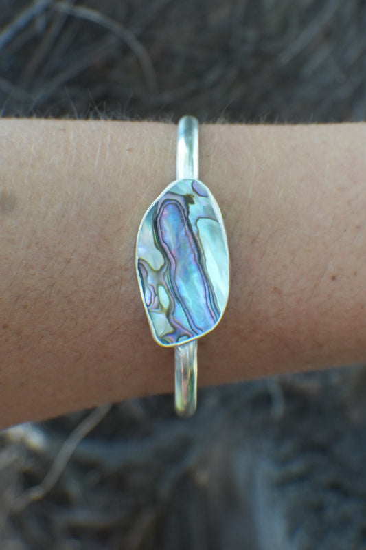 Abalone Cuff - thin band