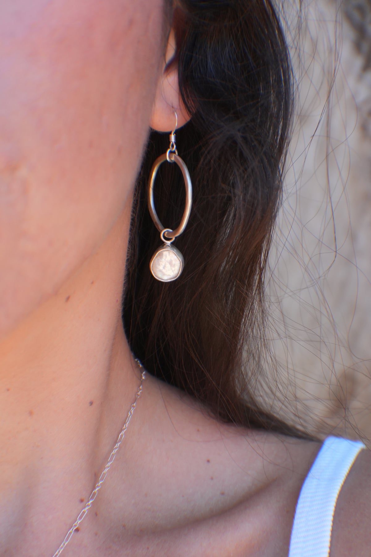 The Pearl Hoops - Medium