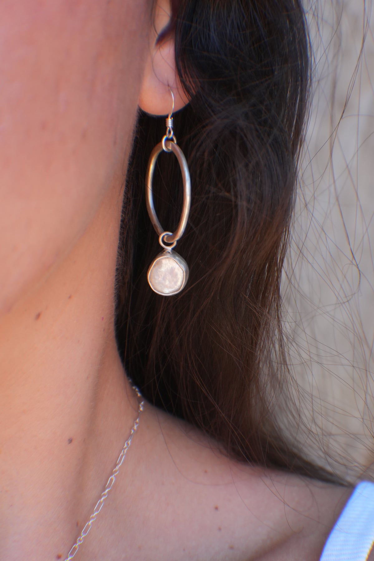 The Pearl Hoops - Medium